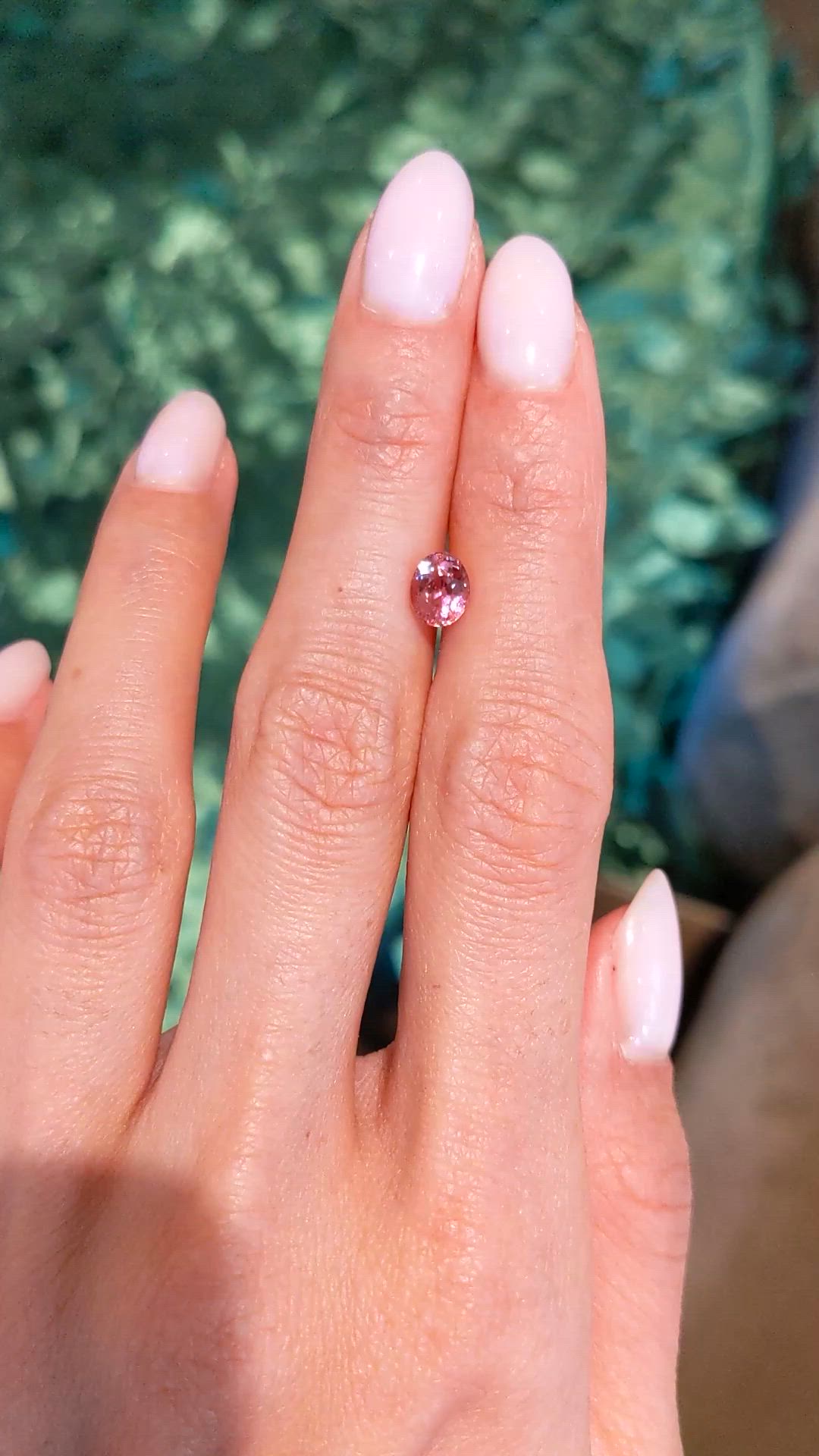 1.12 Ct. Padparadscha Sapphire from Madagascar Size Video