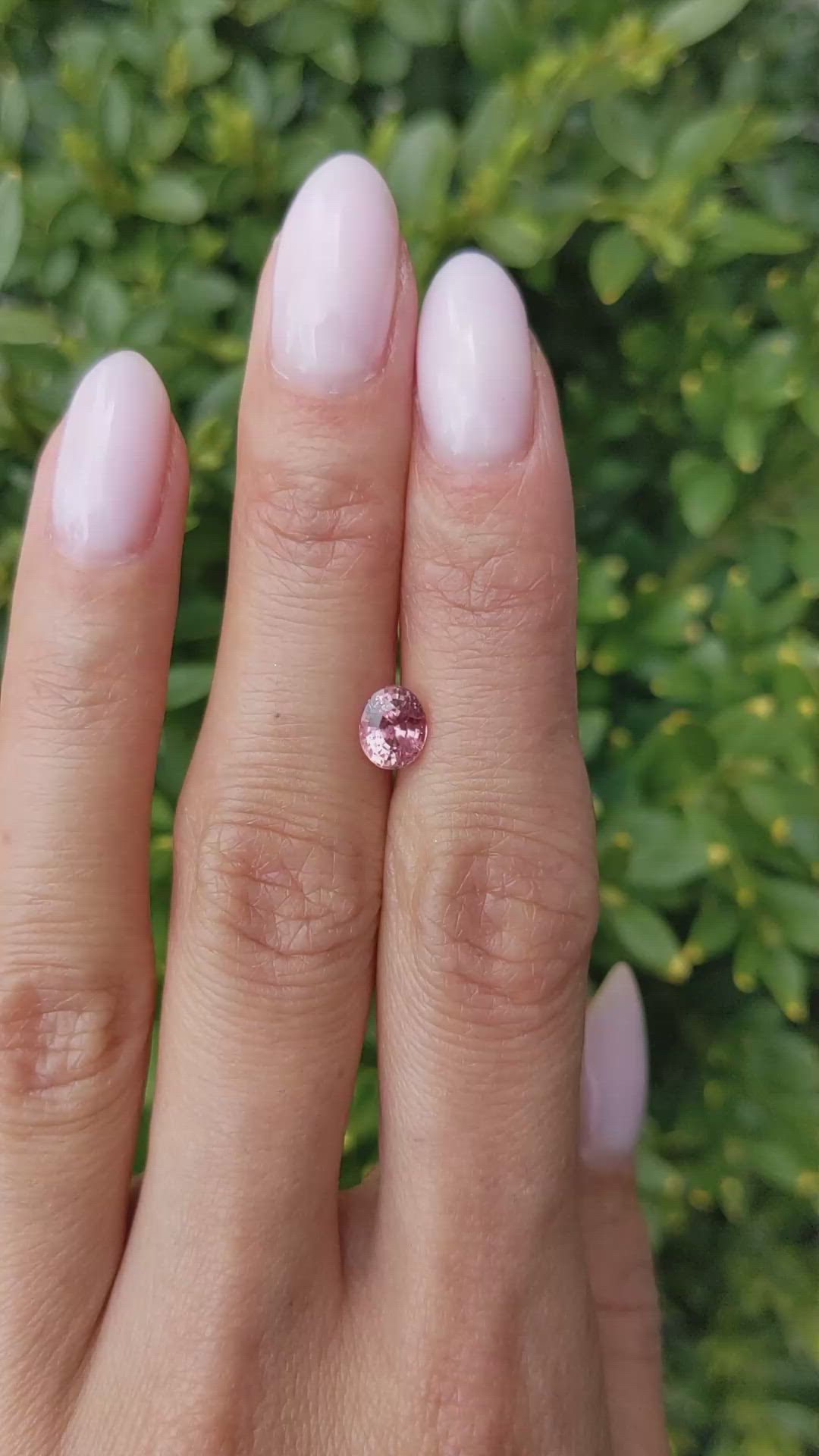 1.12 Ct. Padparadscha Sapphire from Madagascar Size Video