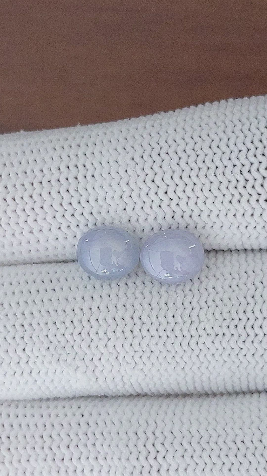 4.31 Ct.Tw.Total Carat Weight Grey Star Sapphire Pair from Ceylon (Sri Lanka) Size Video