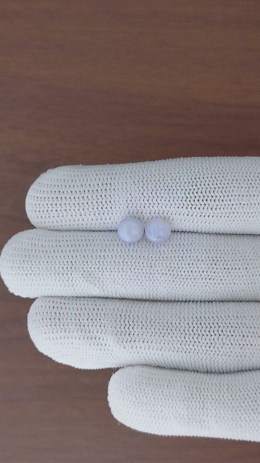 3.44 Ct.Tw.Total Carat Weight Grey Star Sapphire Pair from Ceylon (Sri Lanka) Size Video