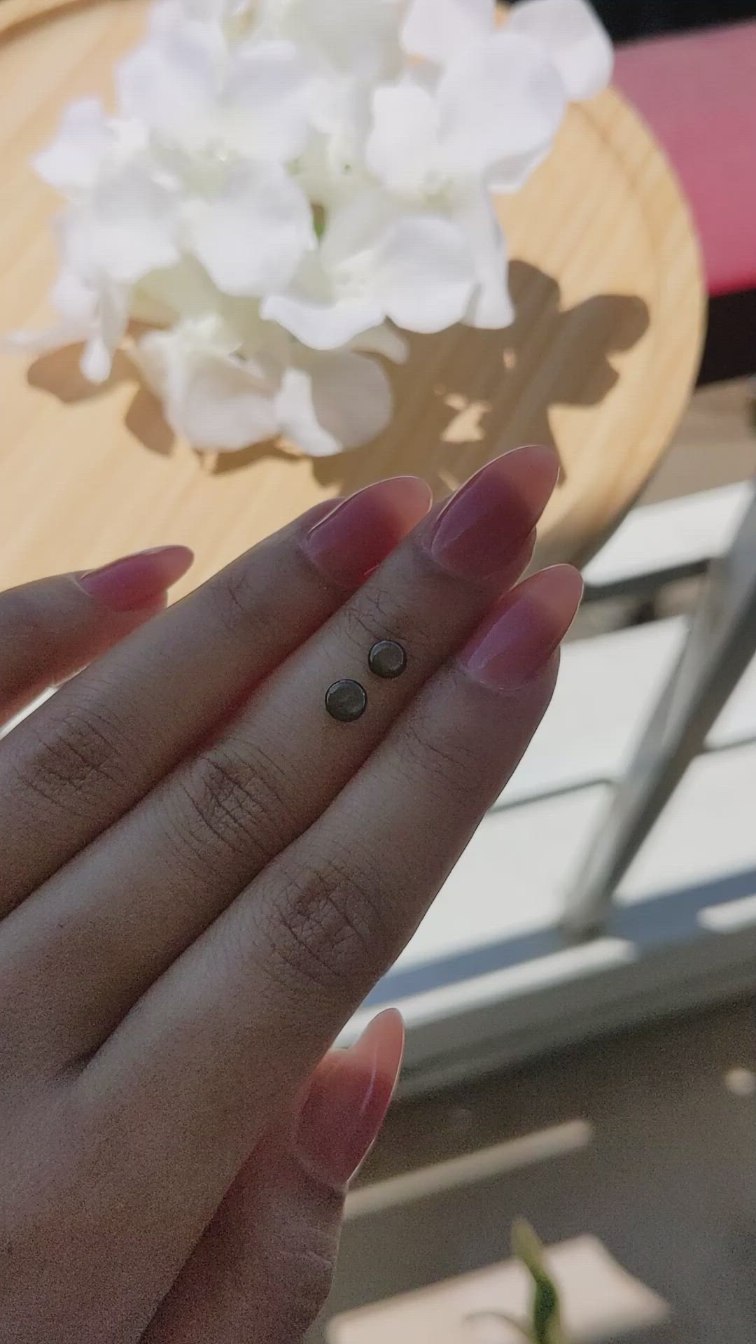 1.06 Ct.Tw.Total Carat Weight Black Cabochon Star Sapphire Pair from Ceylon (Sri Lanka) Size Video