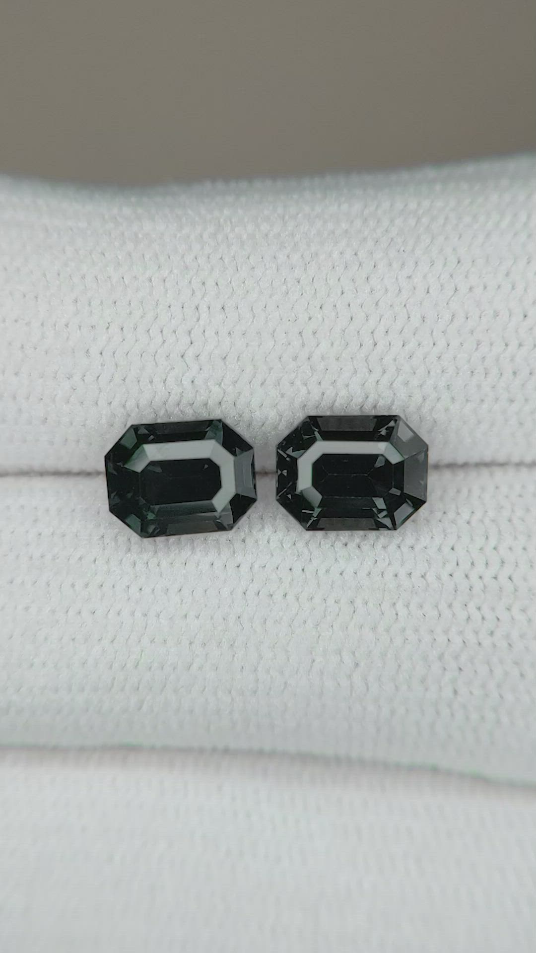 3.58&nbsp;Ct.Tw.Total Carat Weight Color Change Sapphire Pair from Tanzania Size Video