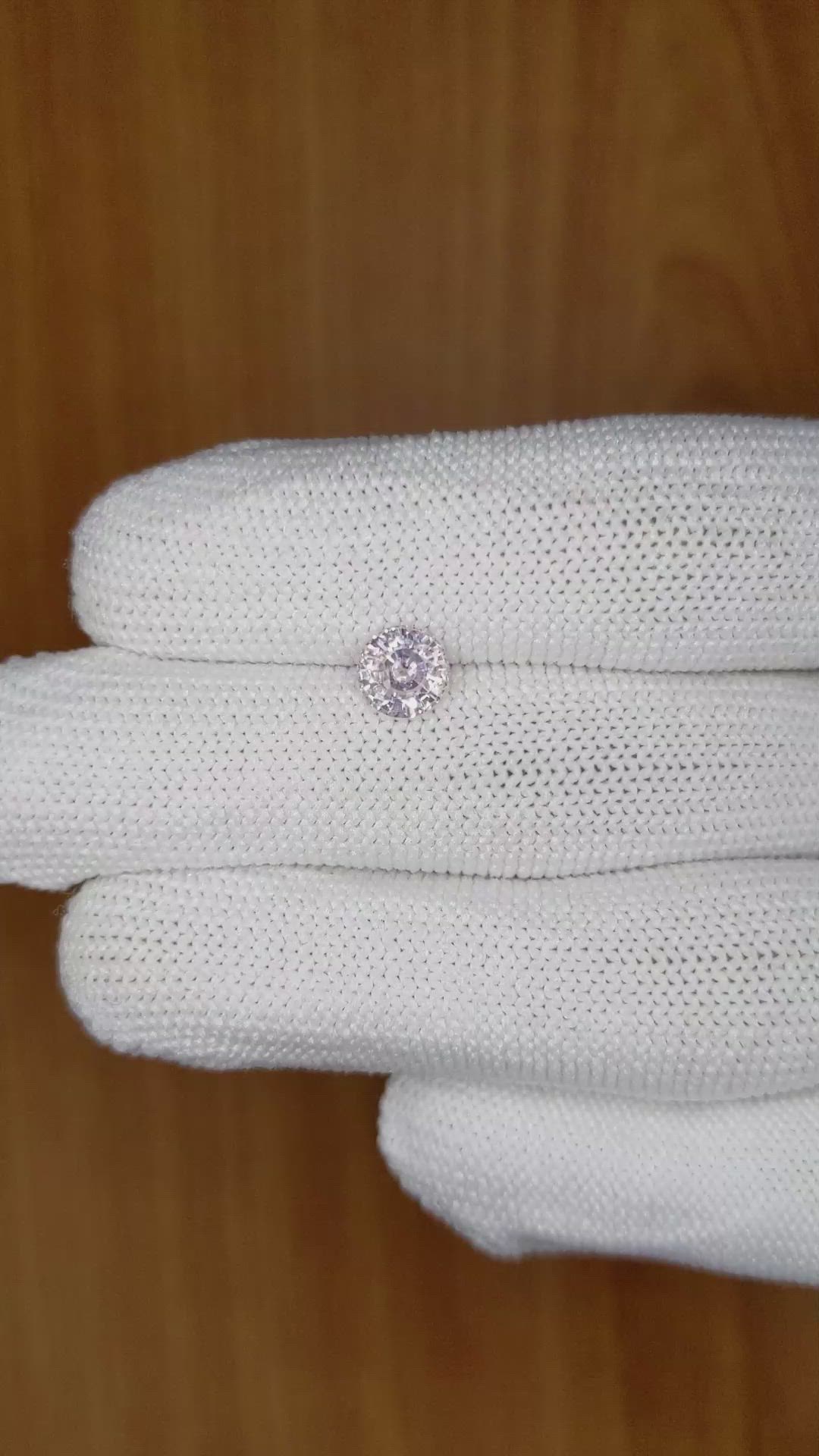 1.34 Ct. Pink Sapphire from Ceylon (Sri Lanka) Size Video