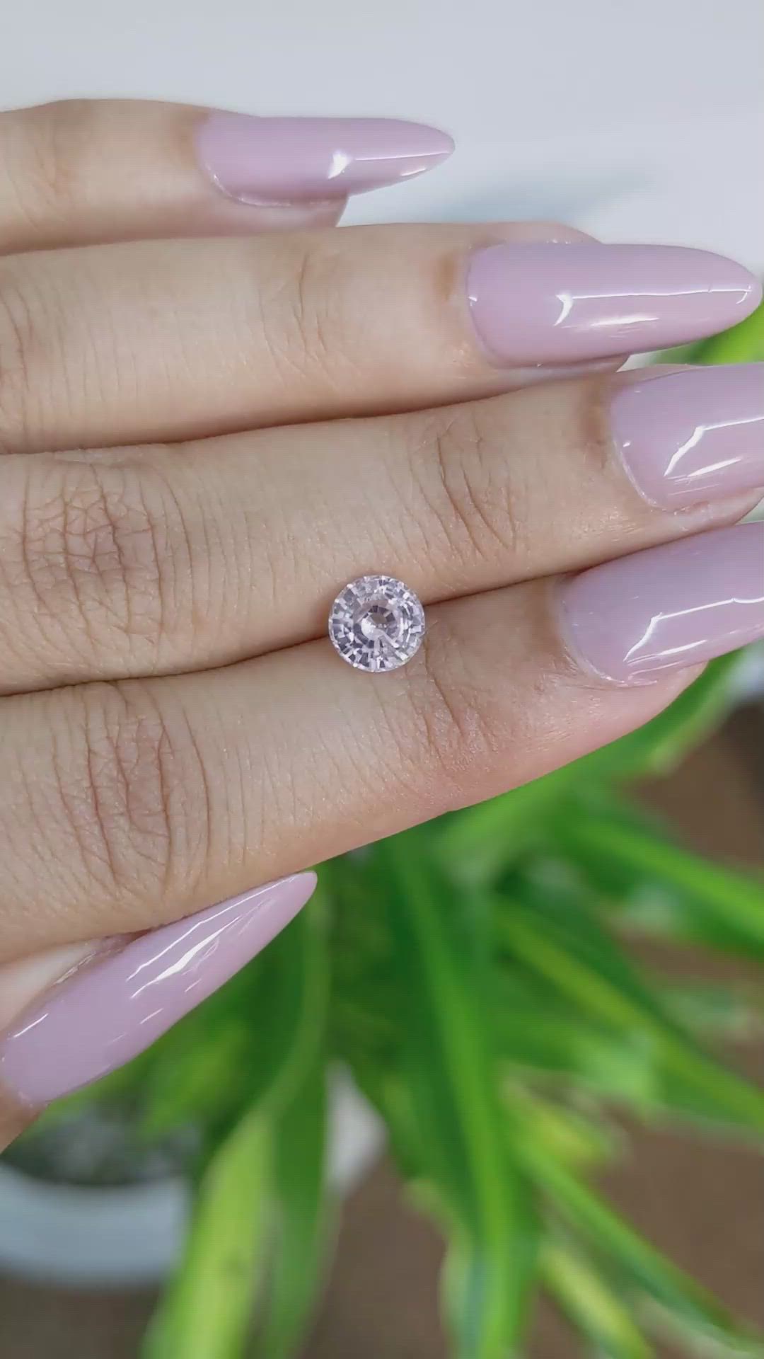 1.34 Ct. Pink Sapphire from Ceylon (Sri Lanka) Size Video