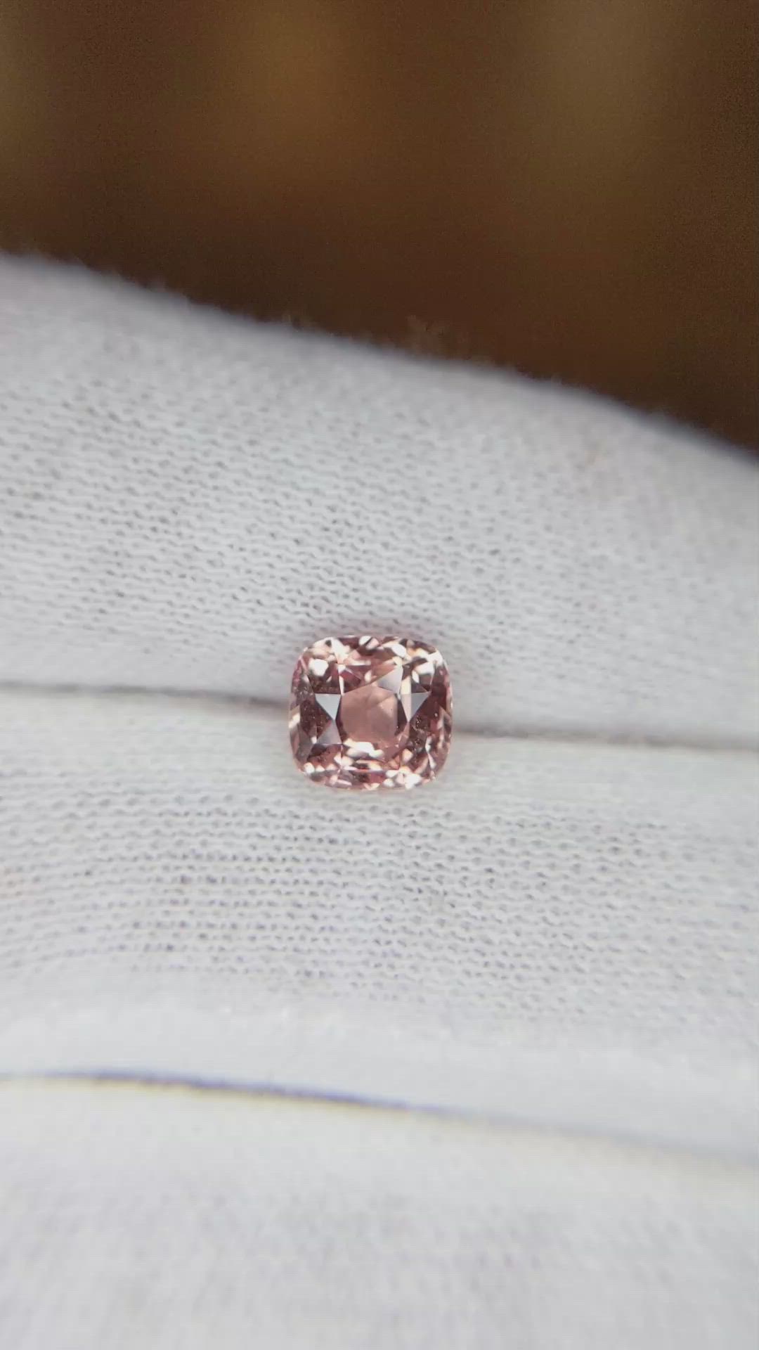 2.12 Ct. Padparadscha Sapphire from Madagascar Size Video