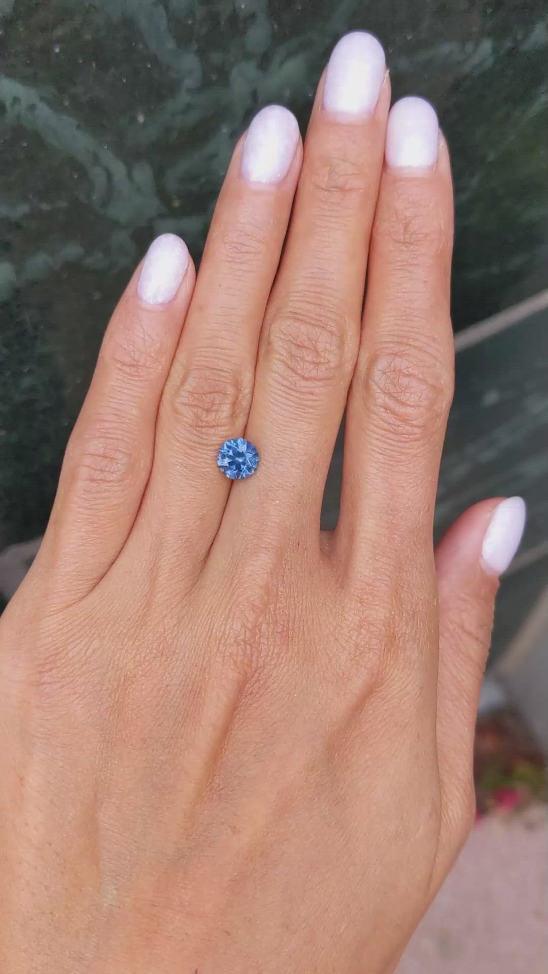 1.17 Ct. Blue Sapphire from Ceylon (Sri Lanka) Size Video