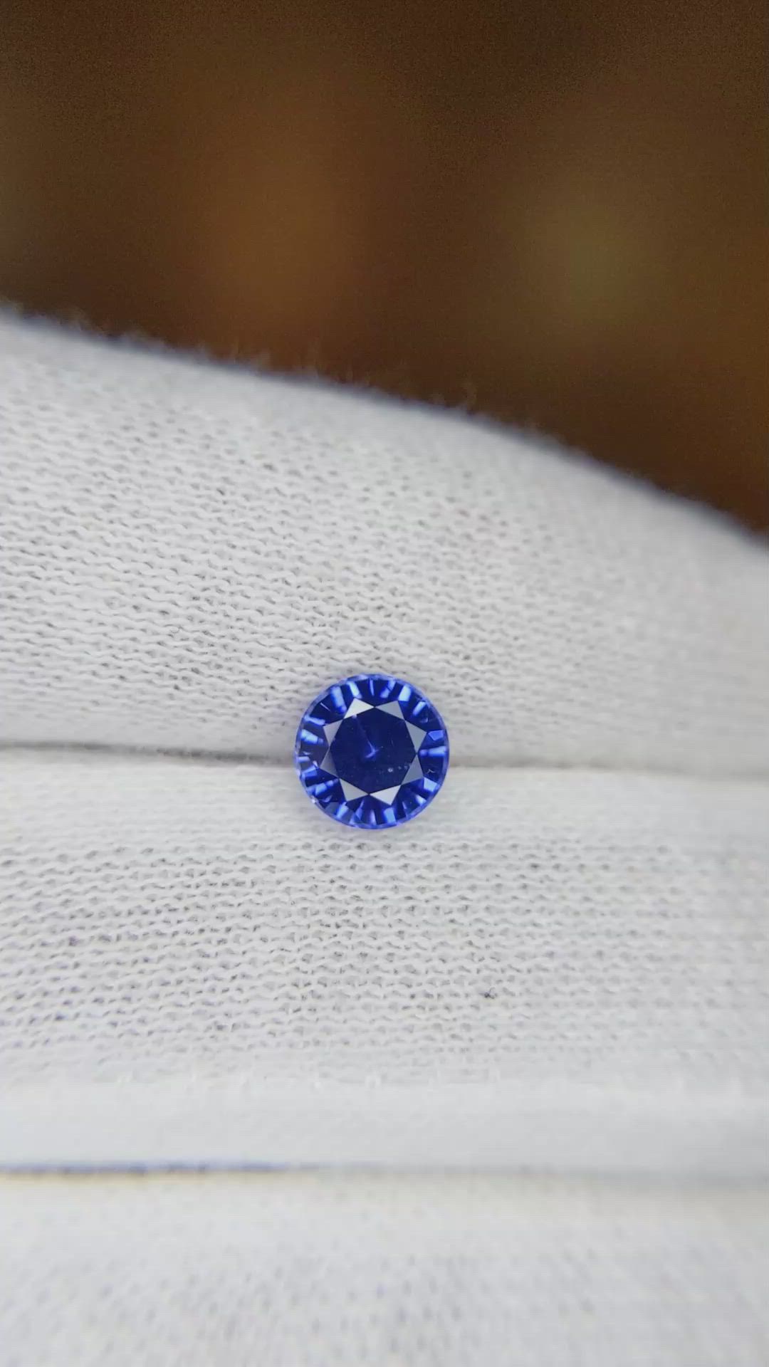 1.18 Ct. Blue Sapphire from Ceylon (Sri Lanka) Size Video