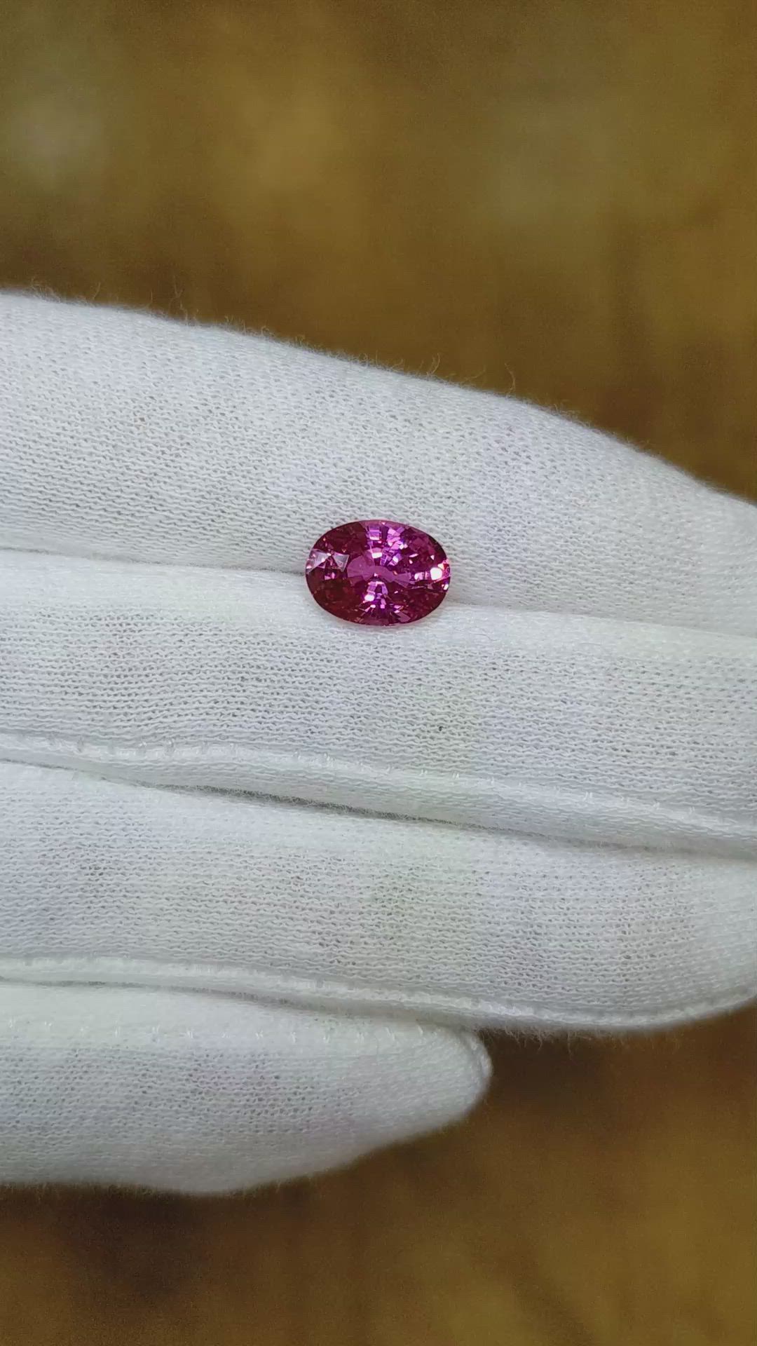 3.07 Ct. Pink Sapphire from Madagascar Size Video