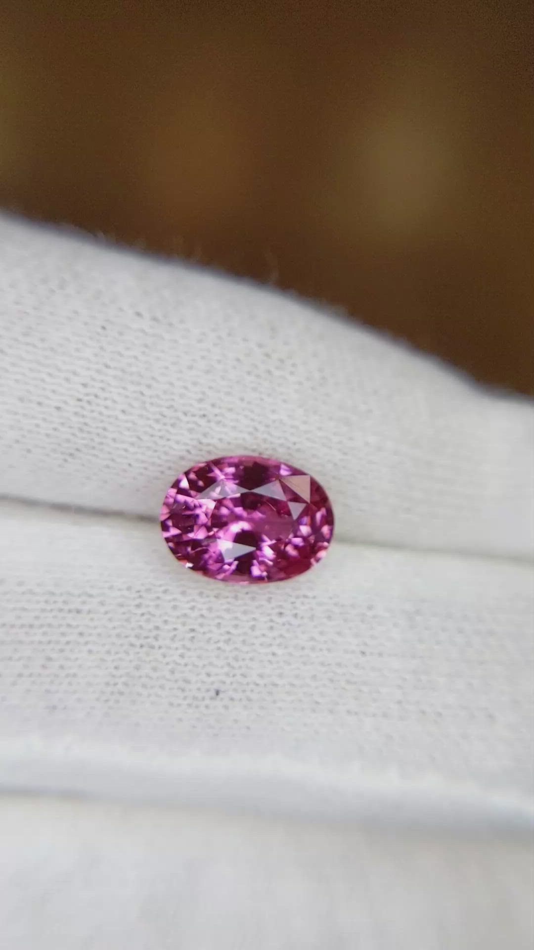 3.07 Ct. Pink Sapphire from Madagascar Size Video