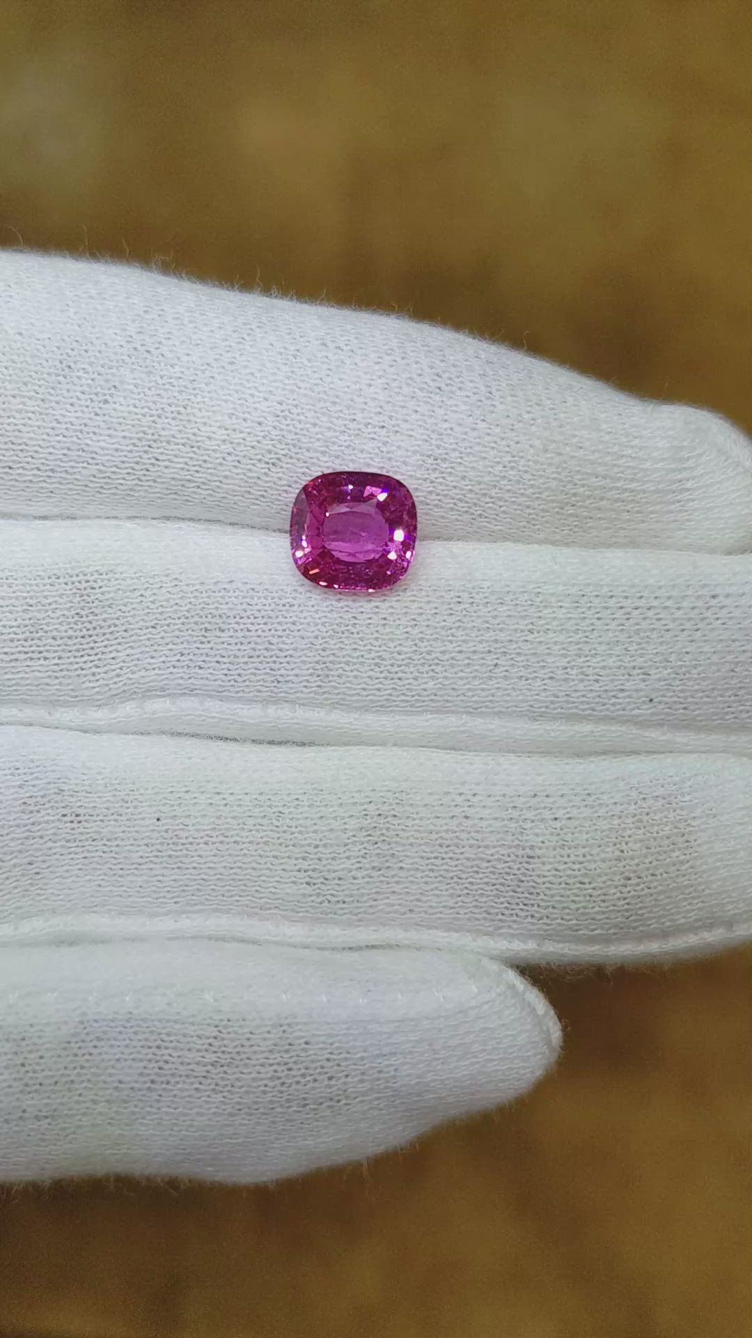 3.05 Ct. Pink Sapphire from Madagascar Size Video