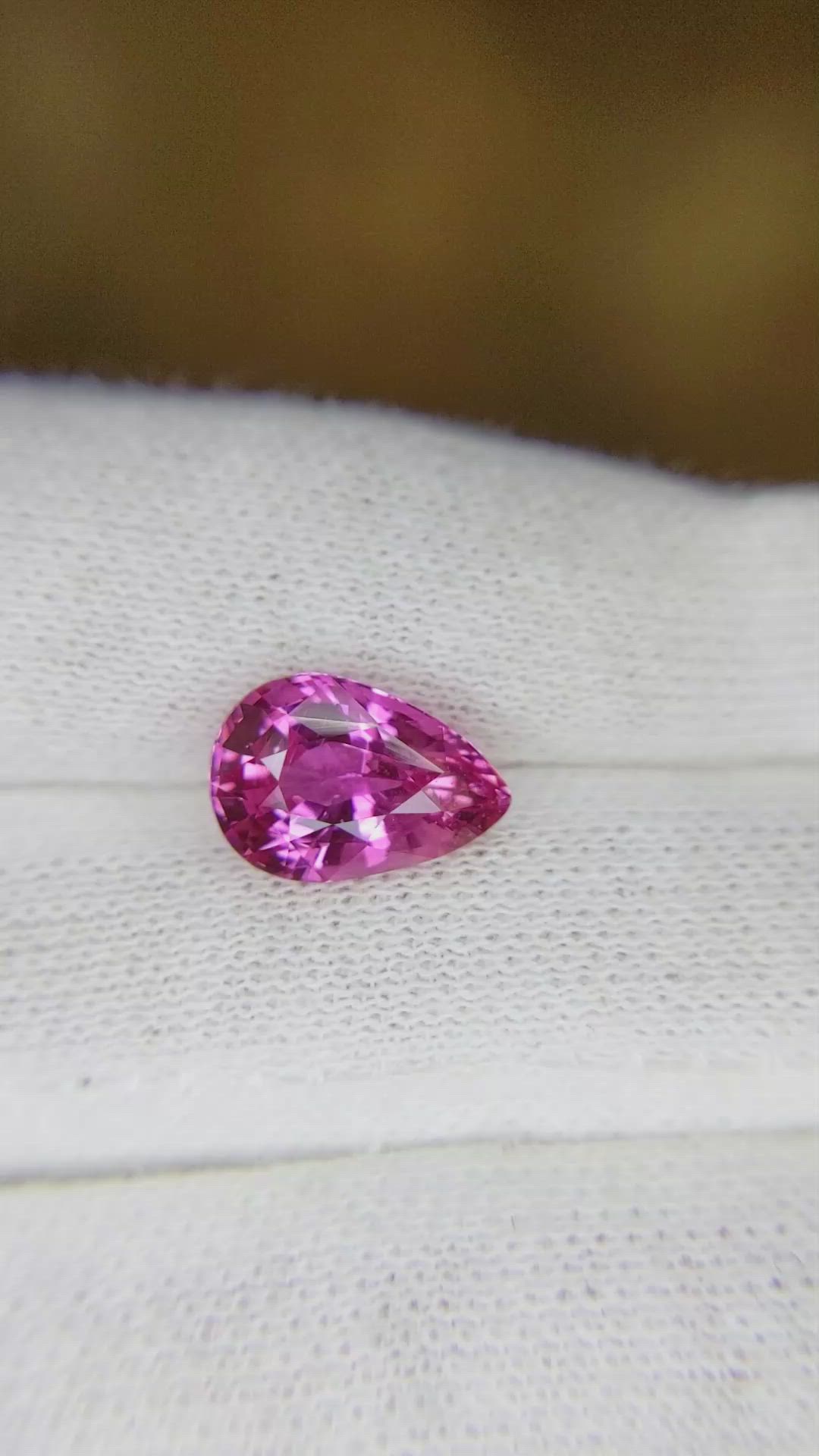 3.54 Ct. Pink Sapphire from Madagascar Size Video