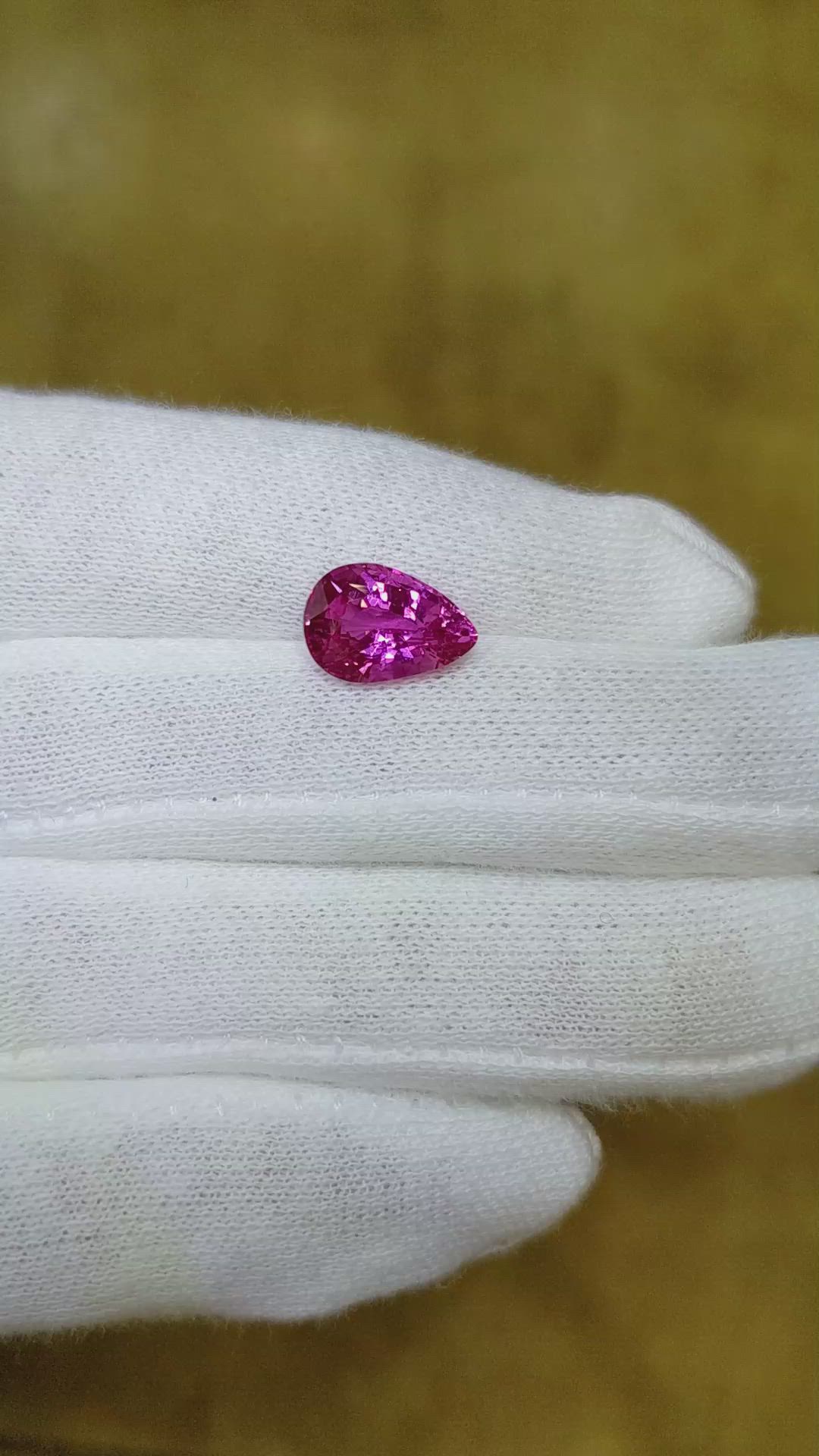 3.54 Ct. Pink Sapphire from Madagascar Size Video