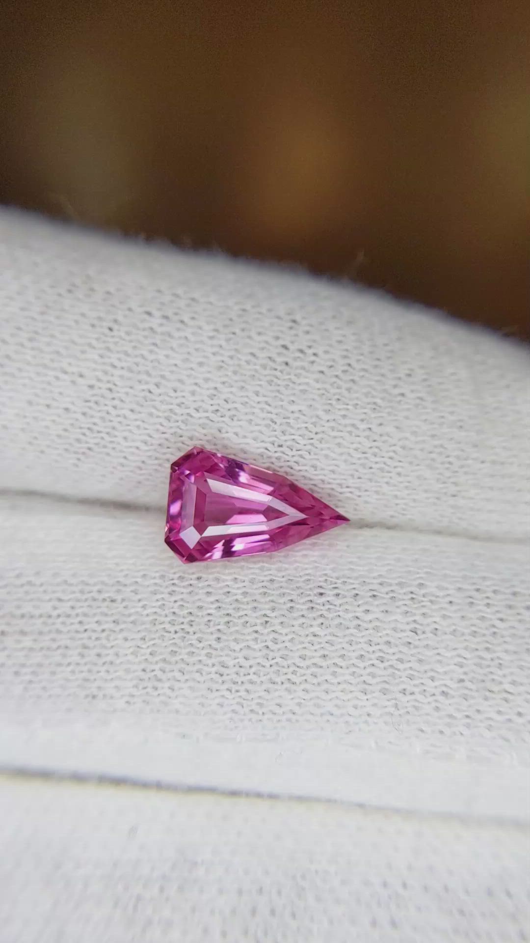 2.03 Ct. Pink Sapphire from Ceylon (Sri Lanka) Size Video