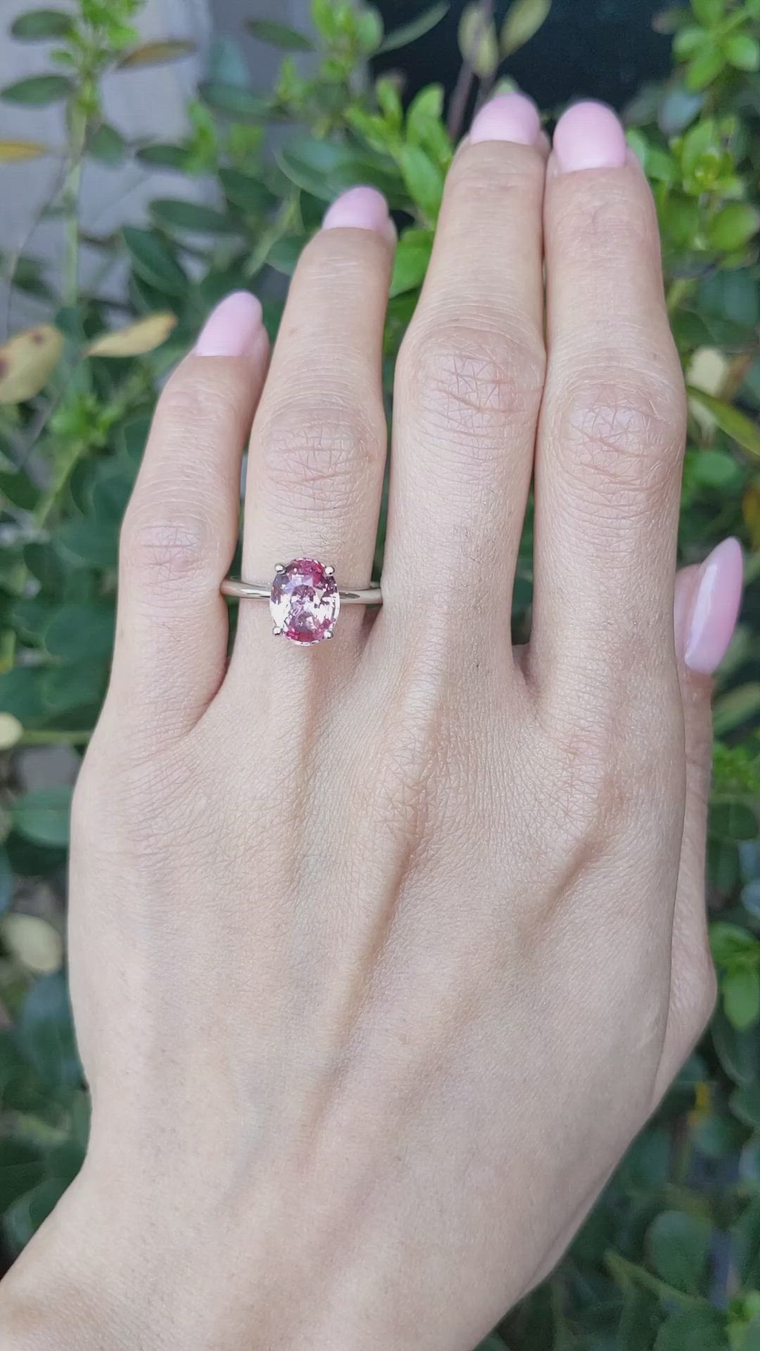 3.01 Ct. Padparadscha Sapphire from Madagascar Size Video