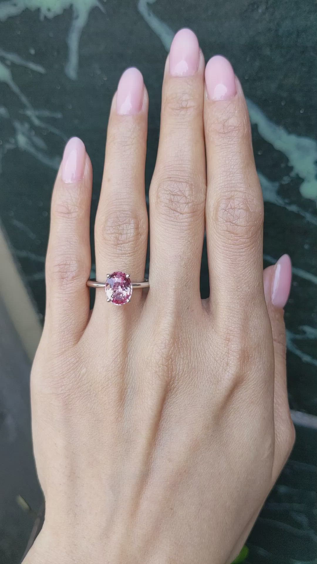 3.01 Ct. Padparadscha Sapphire from Madagascar Size Video