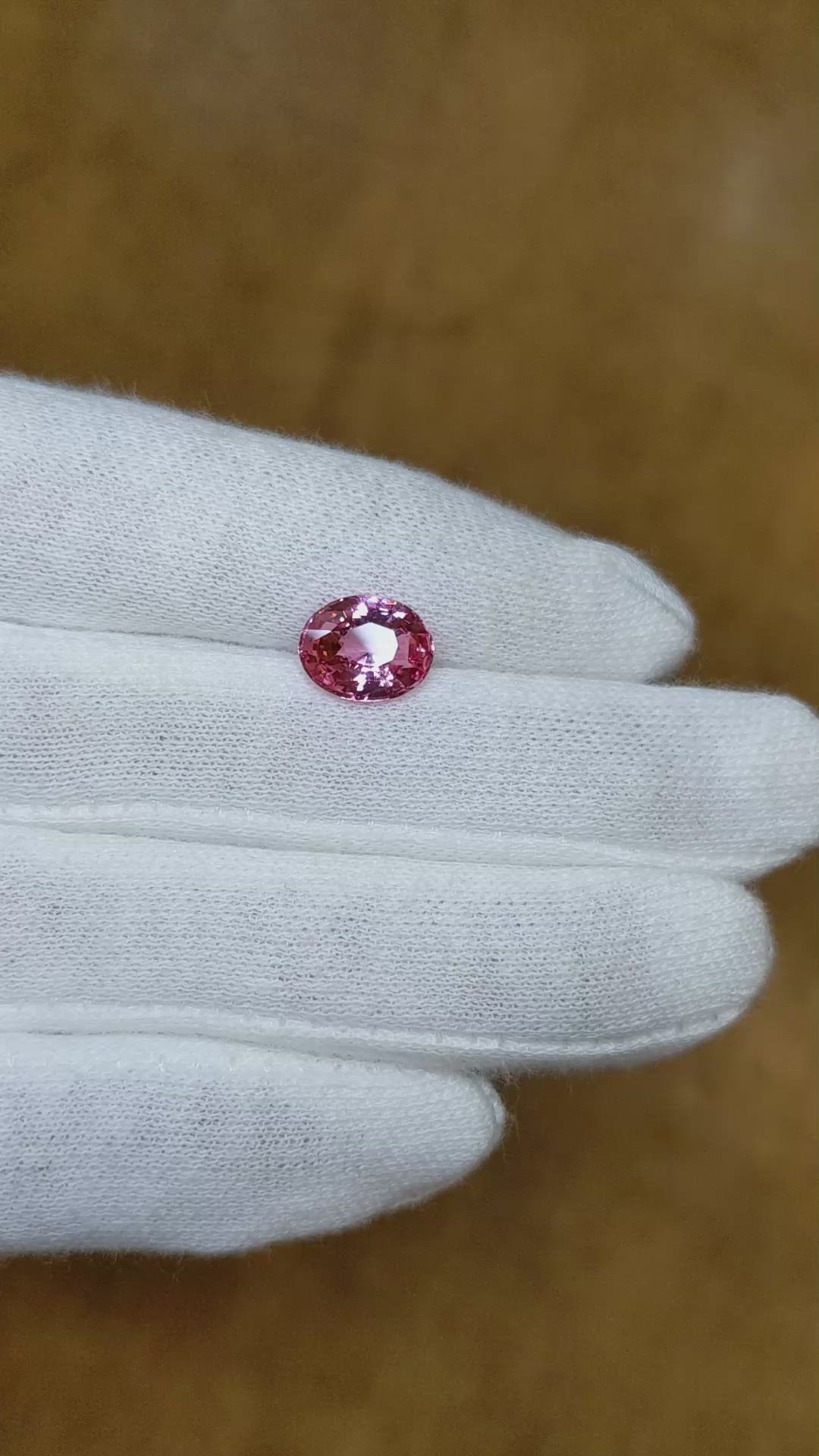 3.01 Ct. Padparadscha Sapphire from Madagascar Size Video