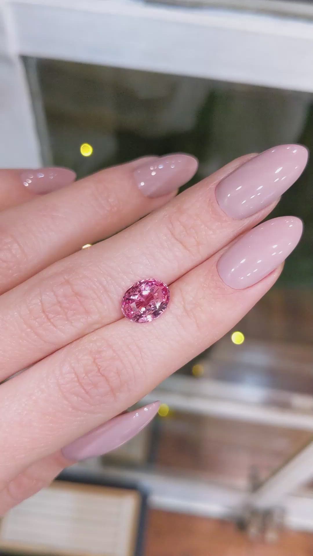 3.01 Ct. Padparadscha Sapphire from Madagascar Size Video