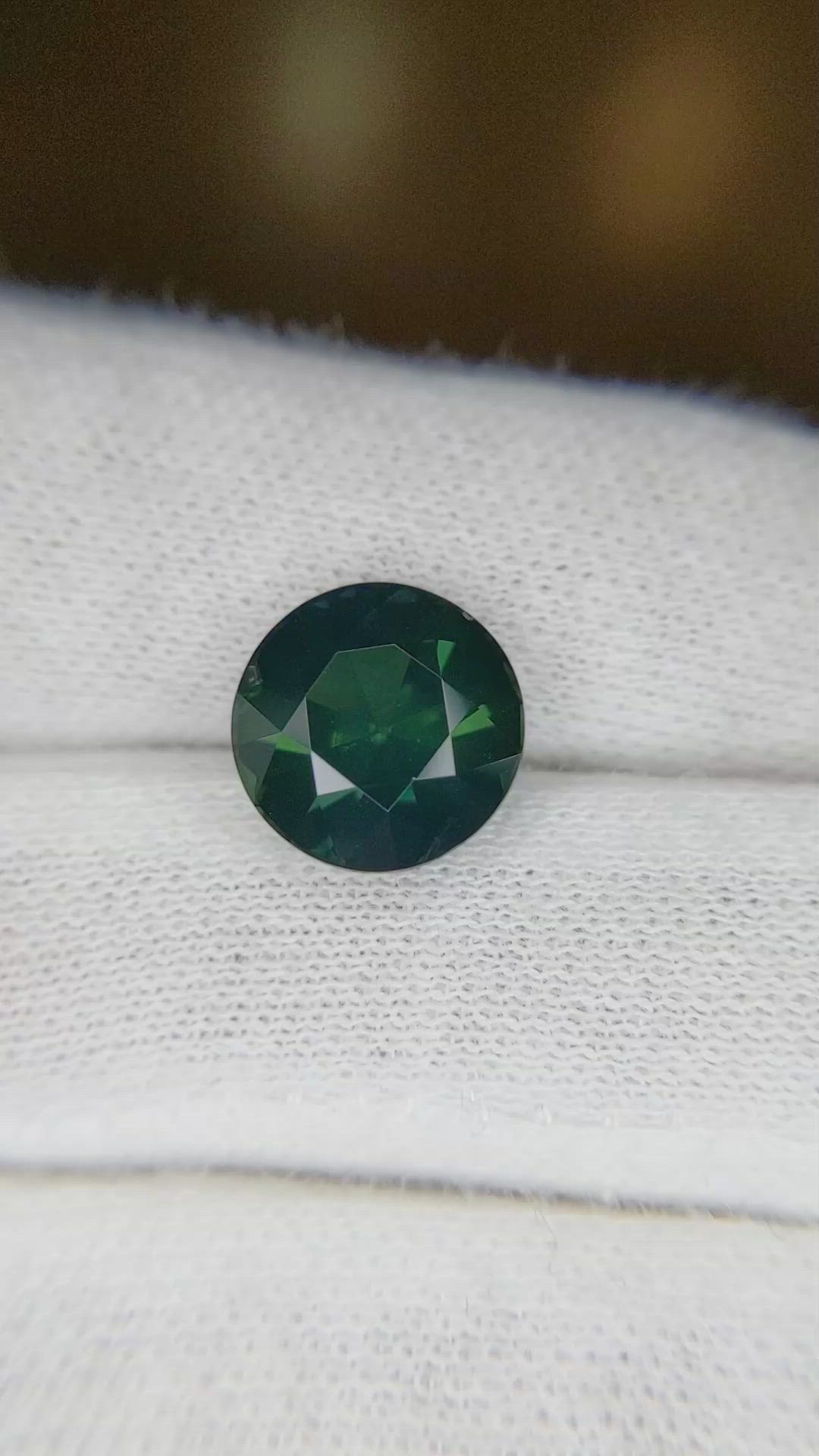 6.13 Ct. Bluish Green Sapphire from Ceylon (Sri Lanka) Size Video