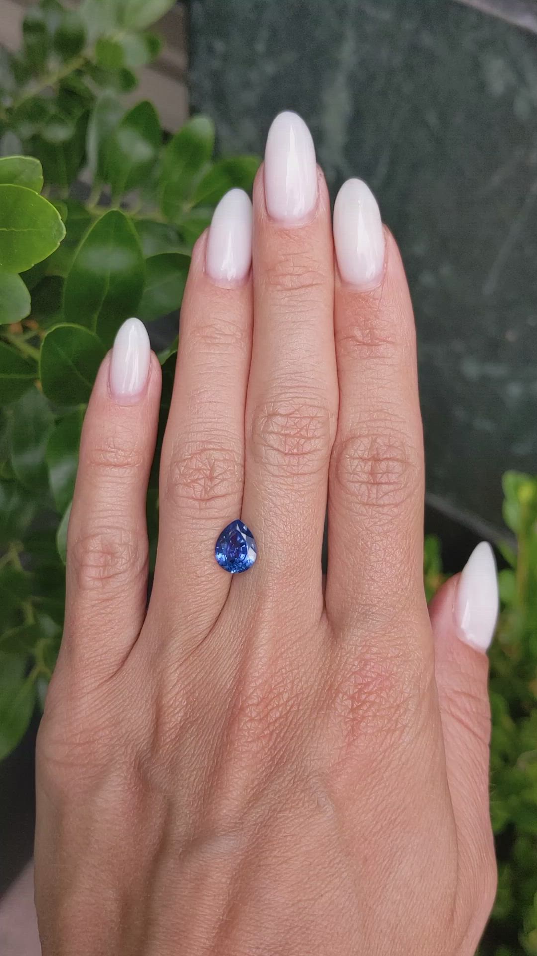 1.80 Ct. Blue Sapphire from Ceylon (Sri Lanka) Size Video