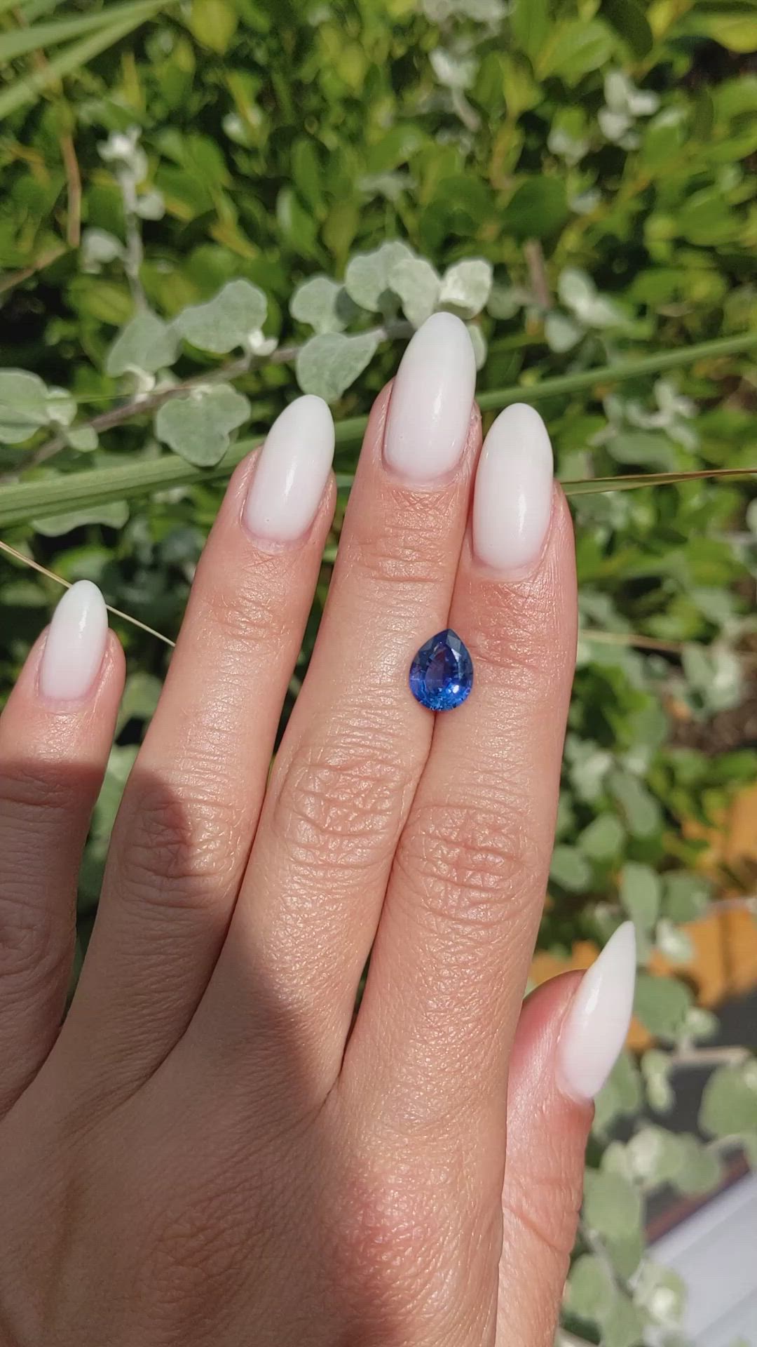 1.80 Ct. Blue Sapphire from Ceylon (Sri Lanka) Size Video