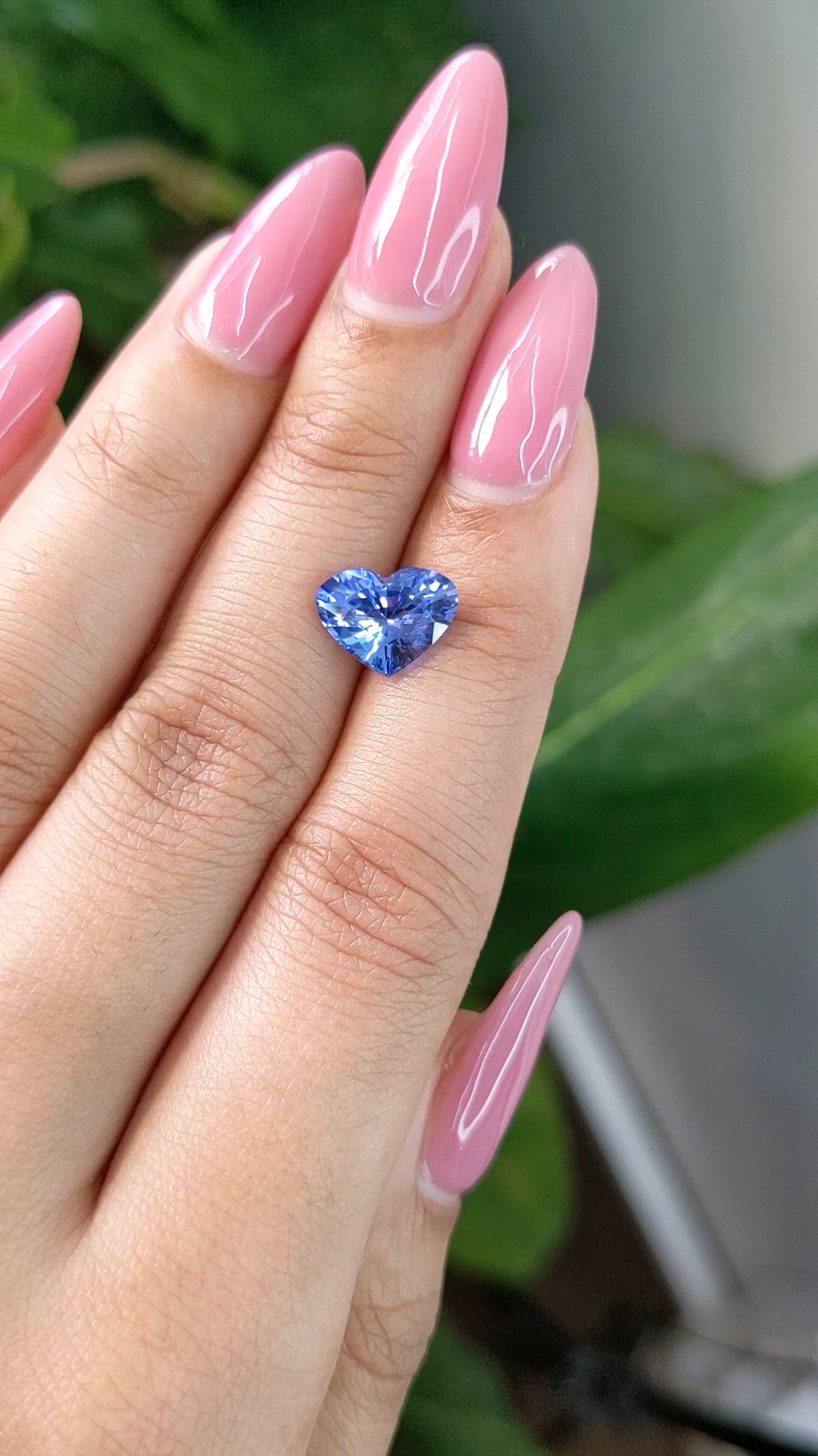 2.79 Ct. Blue Sapphire from Ceylon (Sri Lanka) Size Video