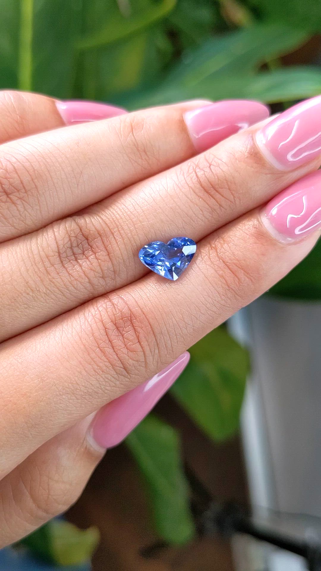 2.34 Ct. Blue Sapphire from Ceylon (Sri Lanka) Size Video