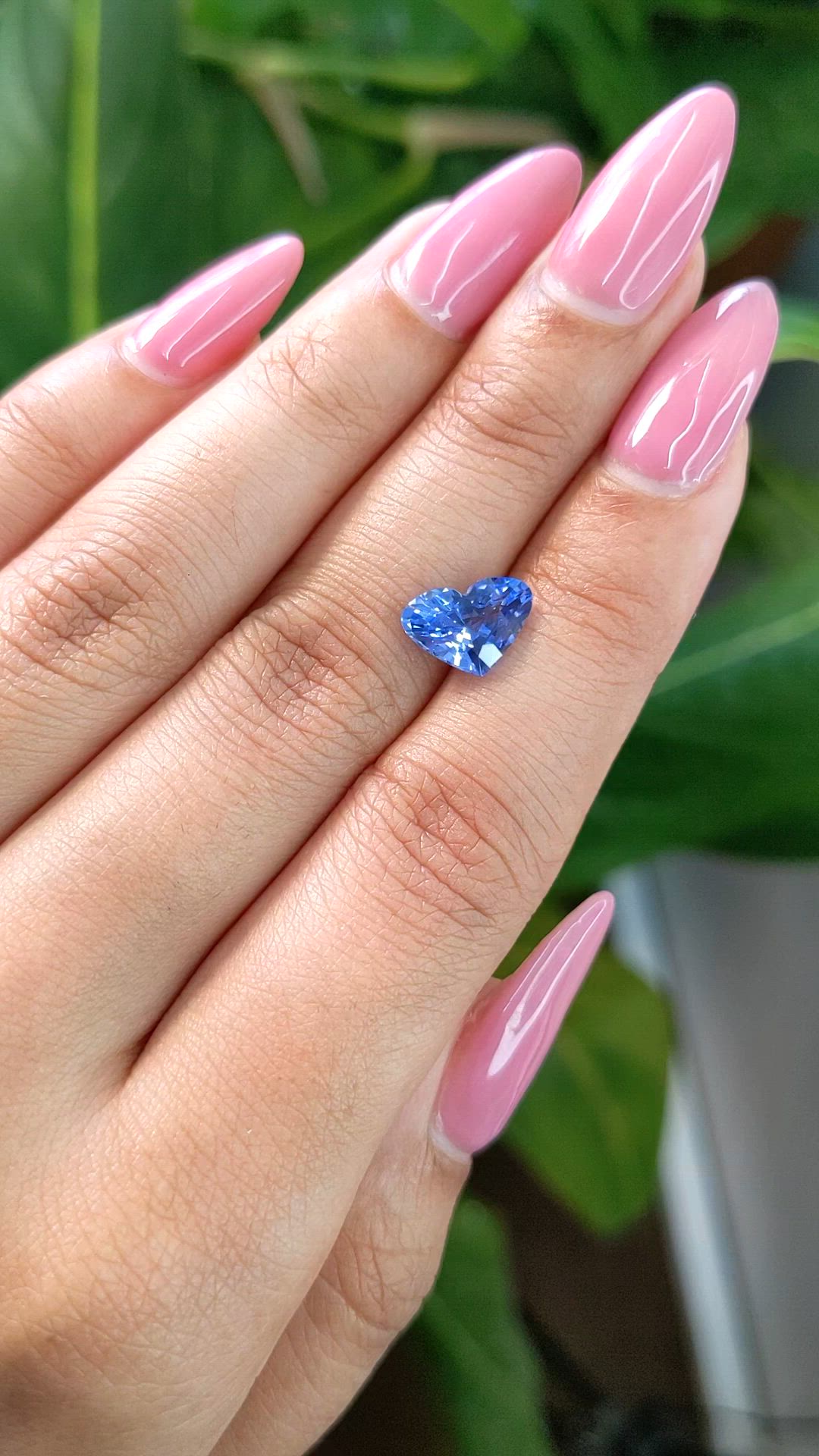 2.34 Ct. Blue Sapphire from Ceylon (Sri Lanka) Size Video