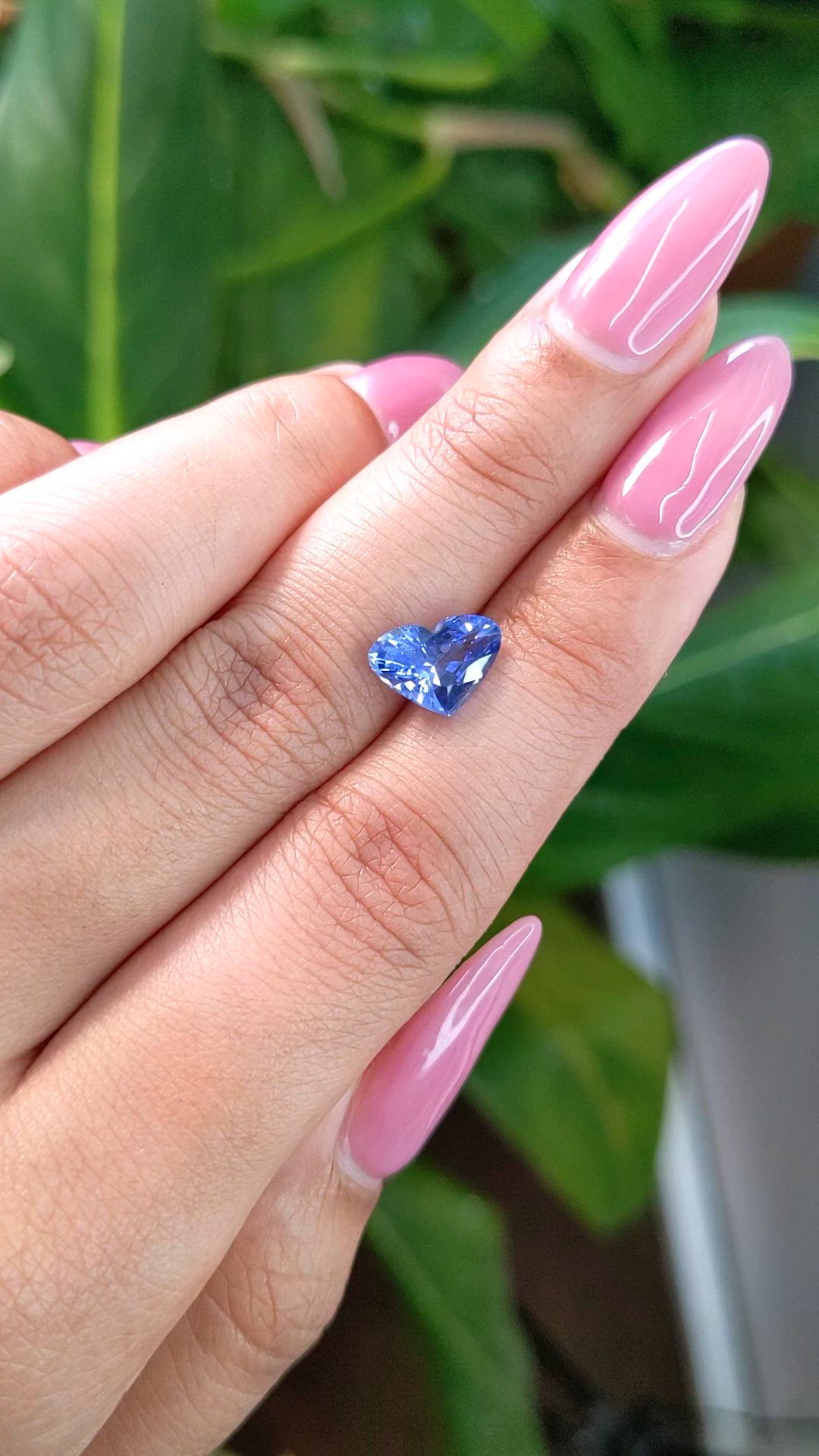 2.34 Ct. Blue Sapphire from Ceylon (Sri Lanka) Size Video