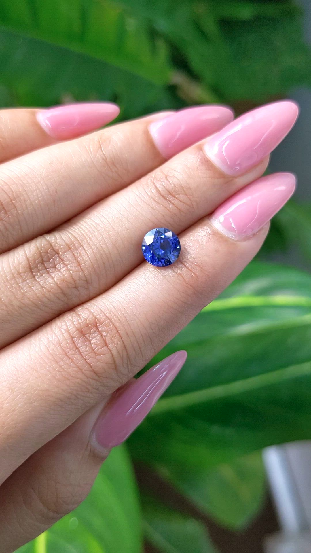 1.88 Ct. Blue Sapphire from Ceylon (Sri Lanka) Size Video