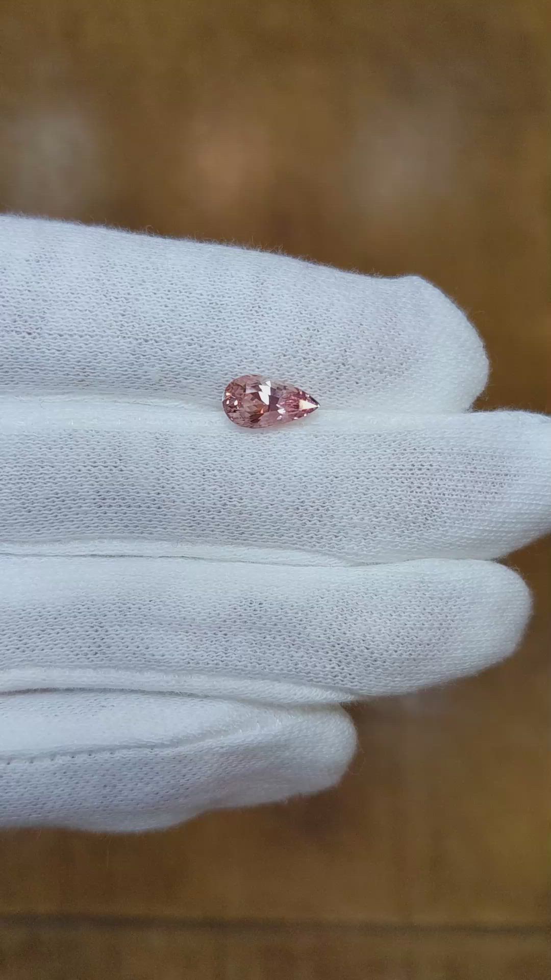 1.74 Ct. Padparadscha Sapphire from Madagascar Size Video