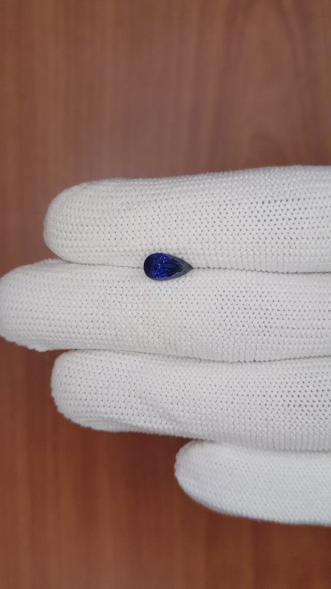 1.22 Ct. Blue Sapphire from Ceylon (Sri Lanka) Size Video