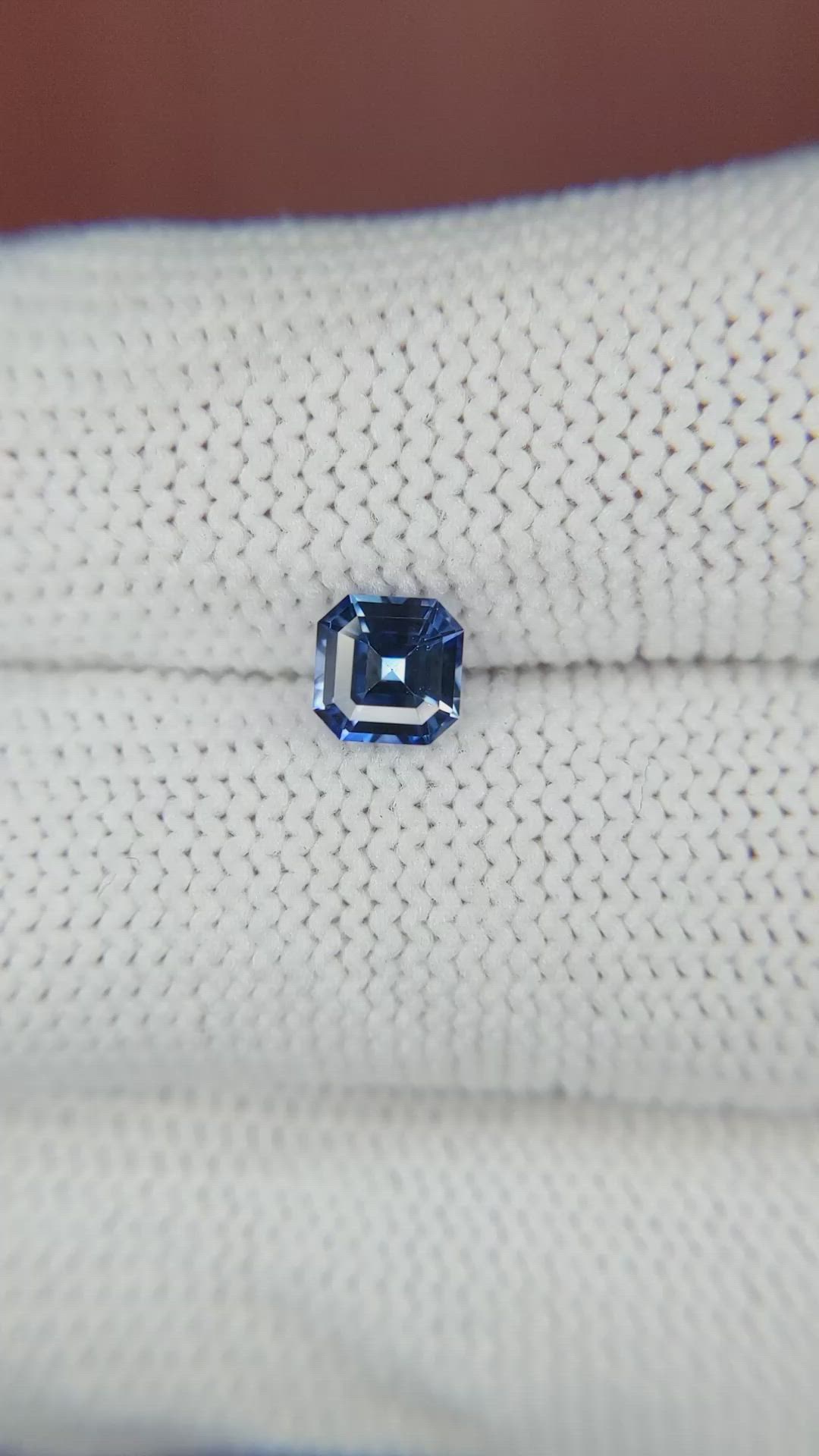 0.83 Ct. Blue Sapphire from Ceylon (Sri Lanka) Size Video