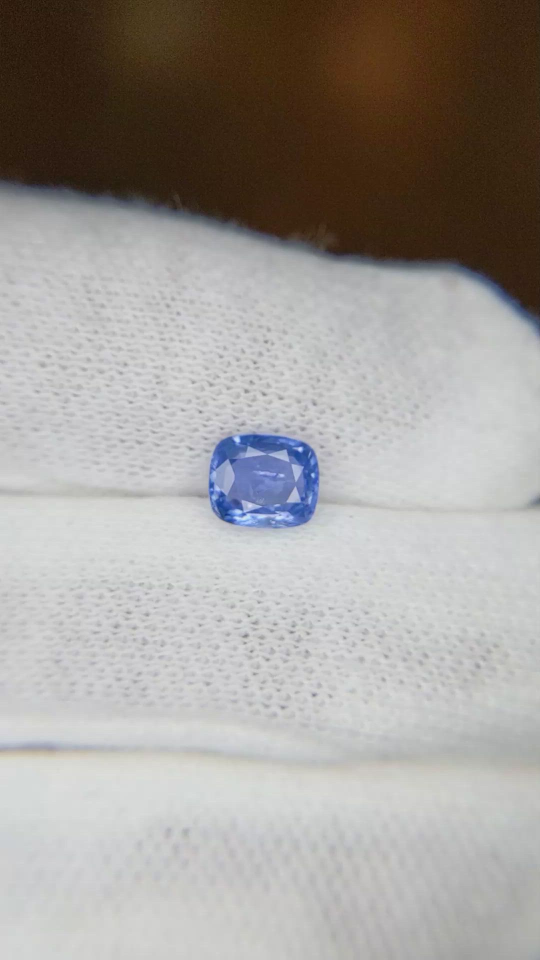 1.06 Ct. Blue Sapphire from Burma (Myanmar) Size Video