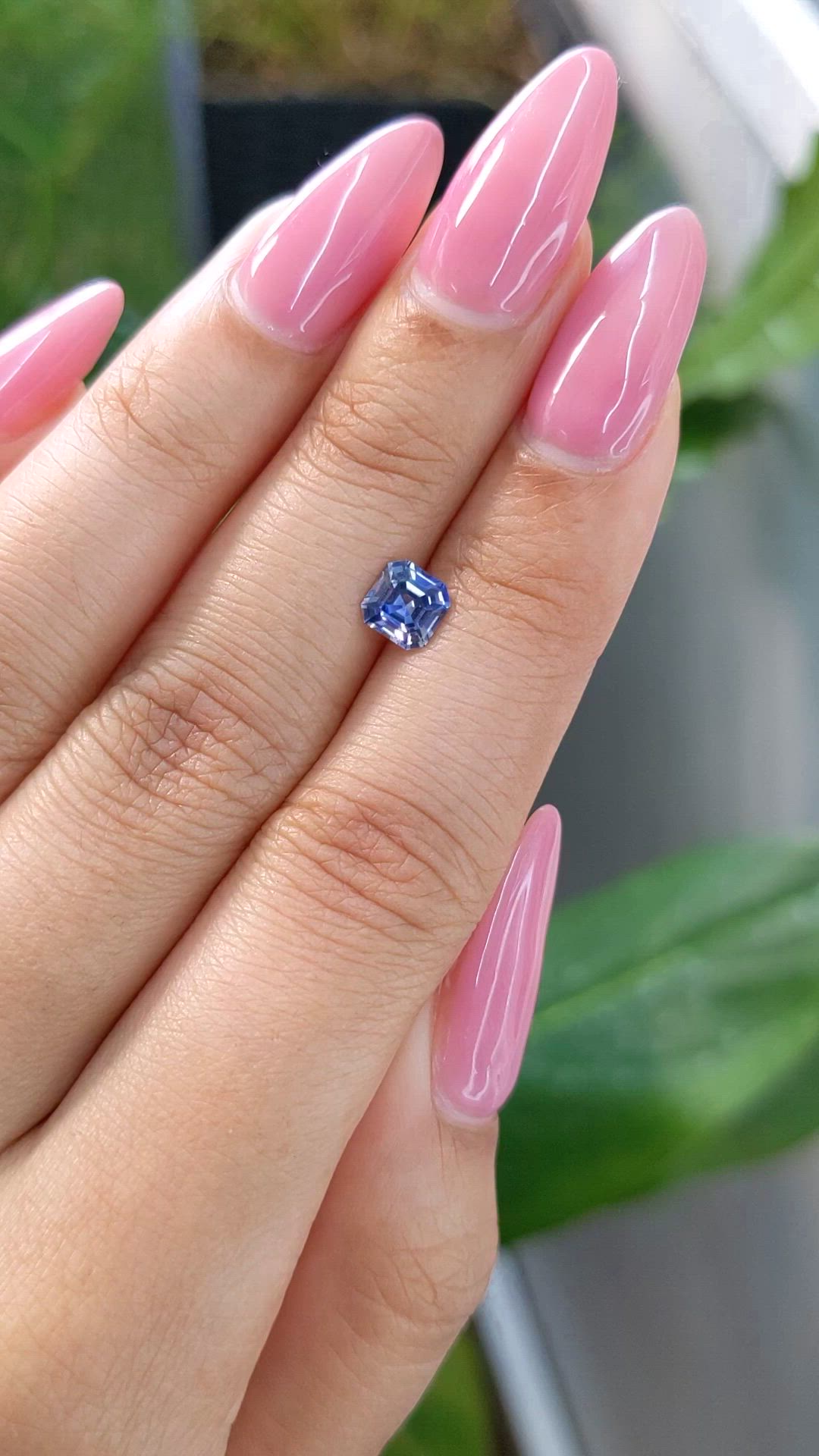 0.85 Ct. Blue Sapphire from Ceylon (Sri Lanka) Size Video
