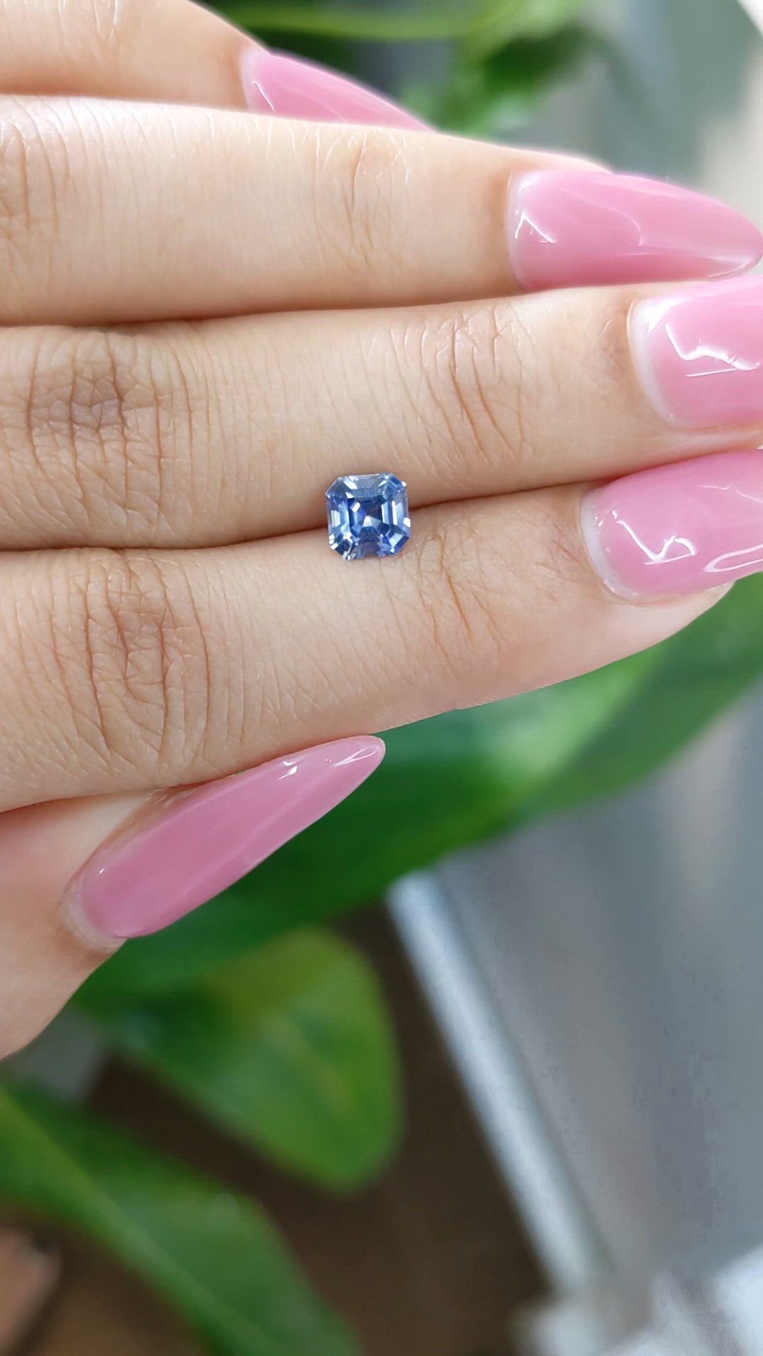 0.85 Ct. Blue Sapphire from Ceylon (Sri Lanka) Size Video