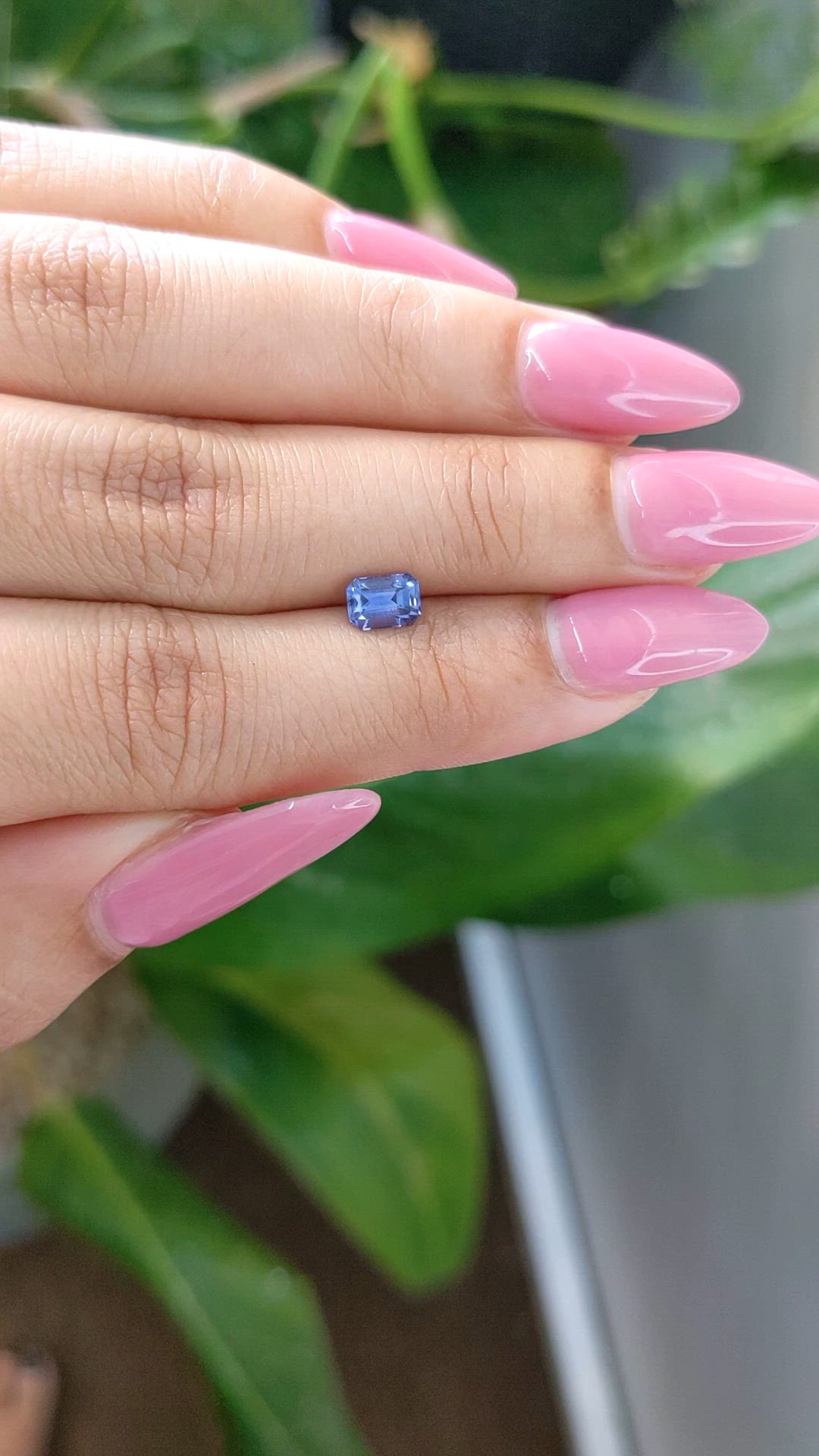 0.88 Ct. Blue Sapphire from Ceylon (Sri Lanka) Size Video
