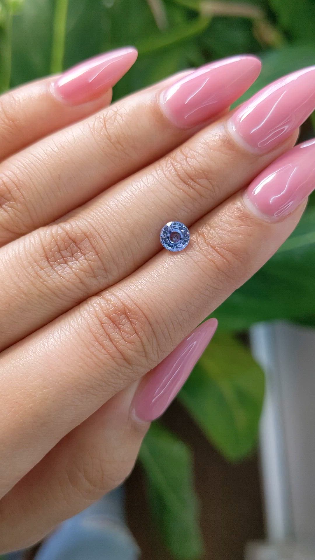 0.76 Ct. Blue Sapphire from Ceylon (Sri Lanka) Size Video