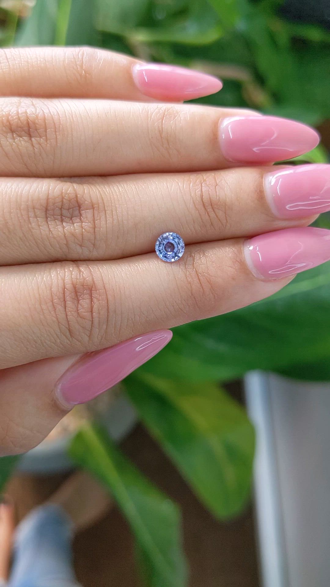 0.76 Ct. Blue Sapphire from Ceylon (Sri Lanka) Size Video