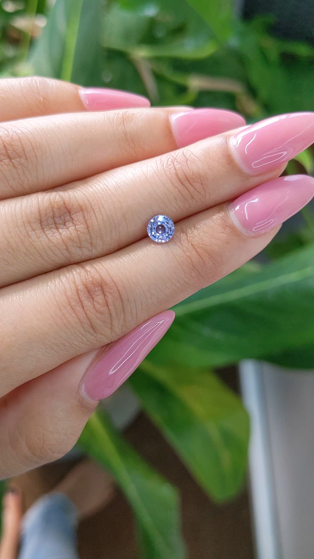 0.76 Ct. Blue Sapphire from Ceylon (Sri Lanka) Size Video