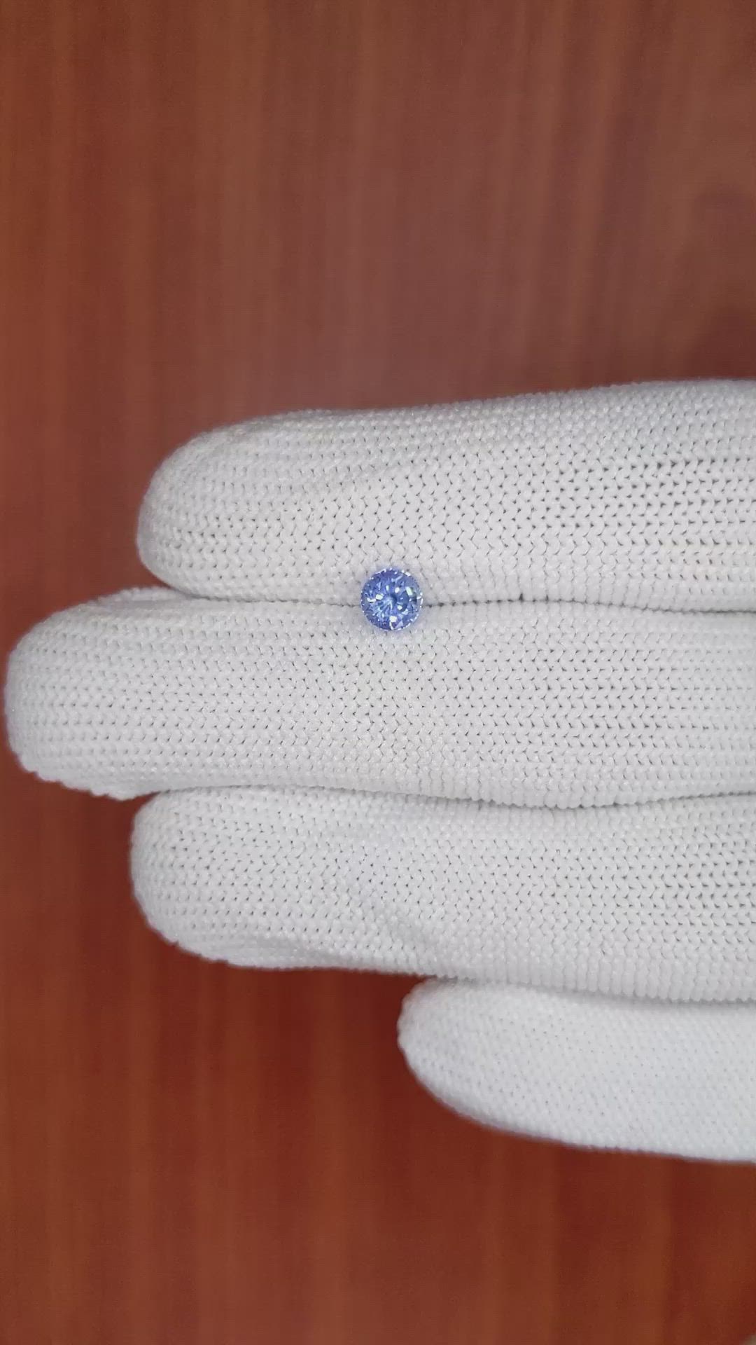 0.70 Ct. Blue Sapphire from Ceylon (Sri Lanka) Size Video