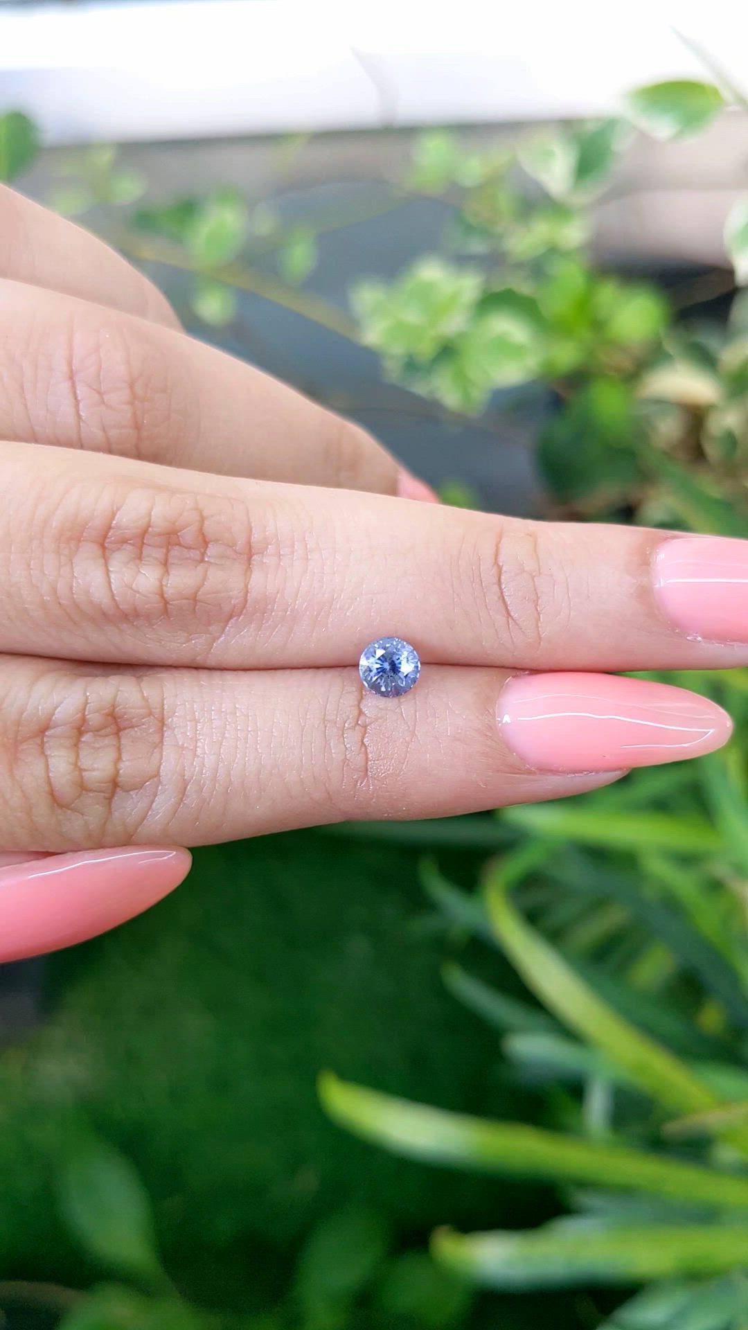 0.70 Ct. Blue Sapphire from Ceylon (Sri Lanka) Size Video