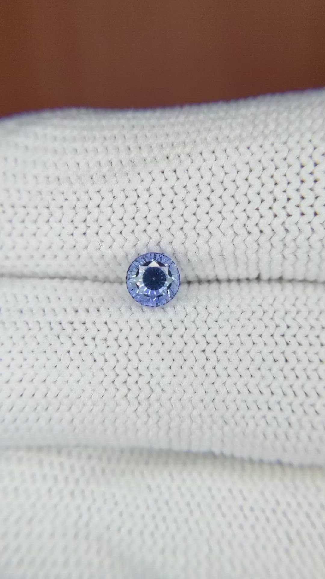 0.70 Ct. Blue Sapphire from Ceylon (Sri Lanka) Size Video