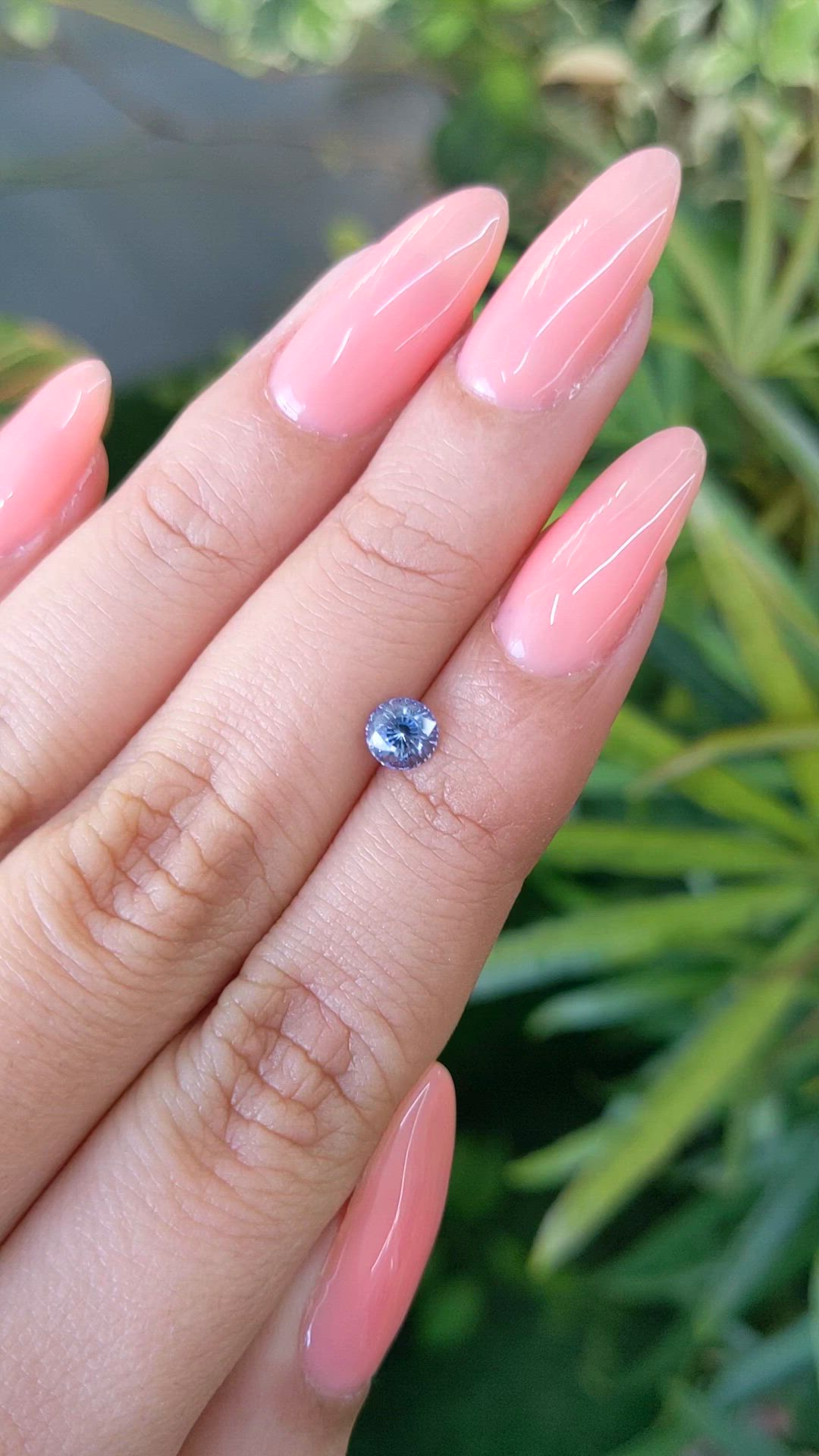 0.70 Ct. Blue Sapphire from Ceylon (Sri Lanka) Size Video