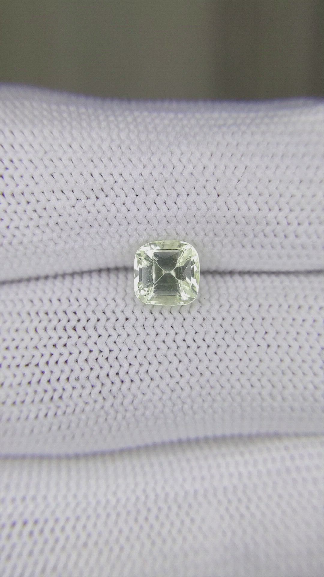 1.55 Ct. Green Sapphire from Ceylon (Sri Lanka) Size Video