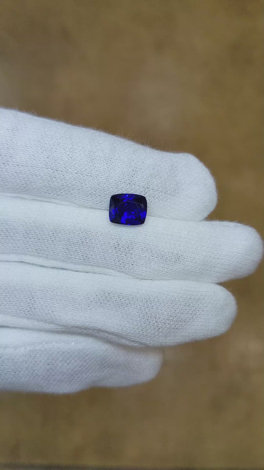 2.19 Ct. Blue Sapphire from Madagascar Size Video