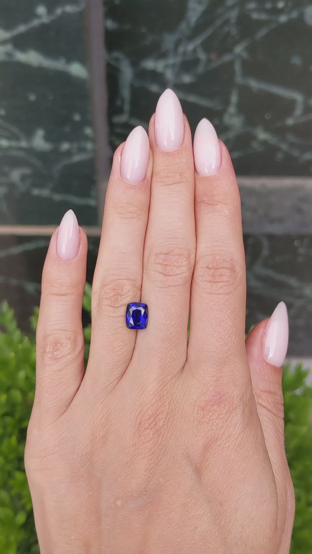 2.19 Ct. Blue Sapphire from Madagascar Size Video
