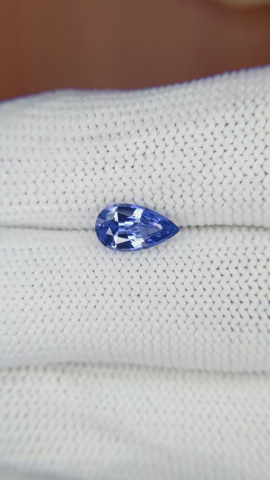 1.20 Ct. Blue Sapphire from Ceylon (Sri Lanka) Size Video