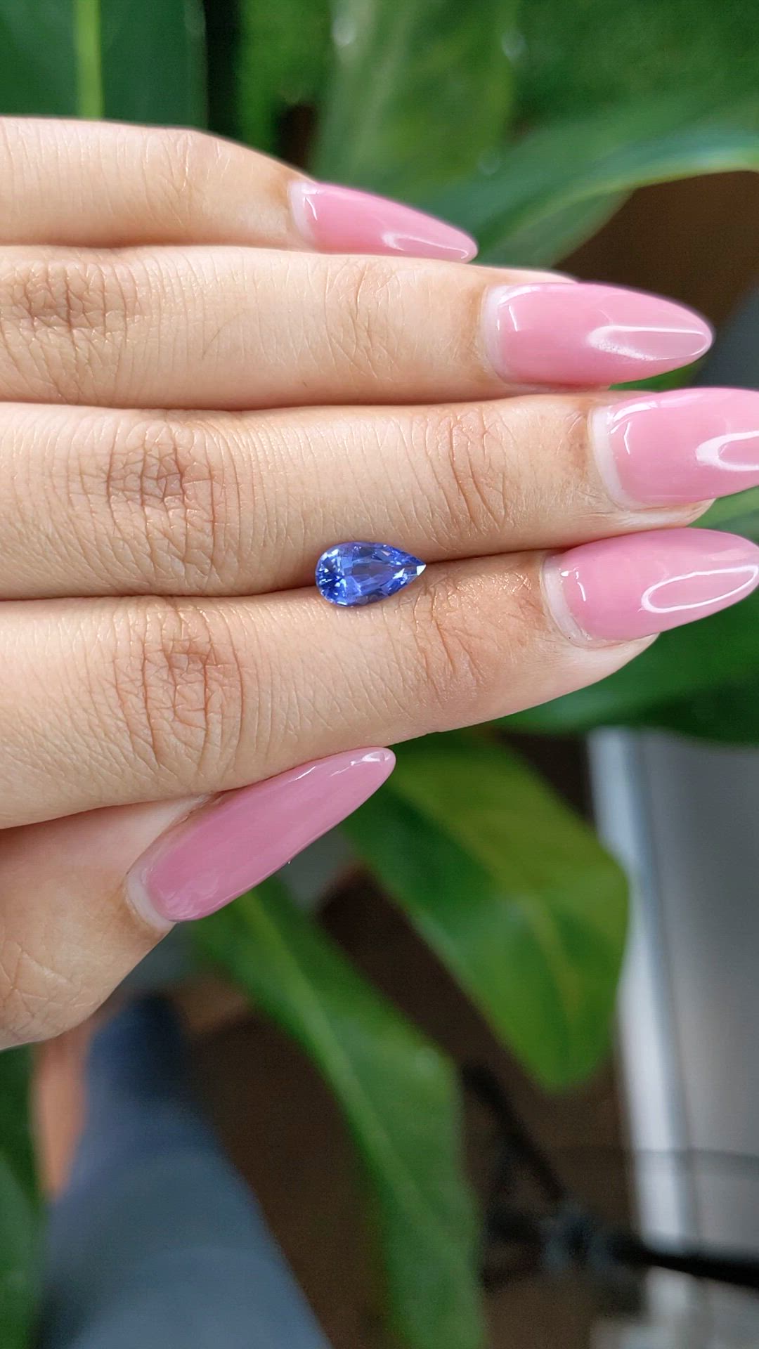 1.20 Ct. Blue Sapphire from Ceylon (Sri Lanka) Size Video