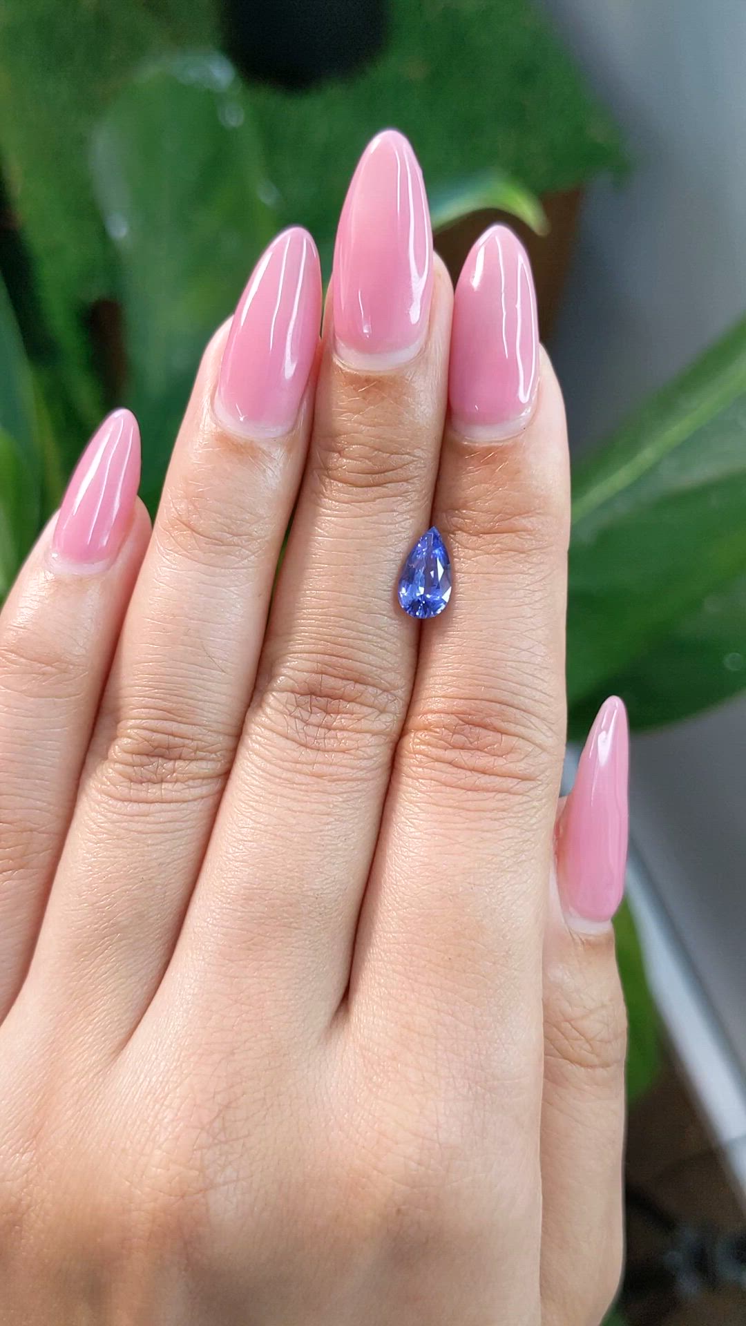 1.20 Ct. Blue Sapphire from Ceylon (Sri Lanka) Size Video