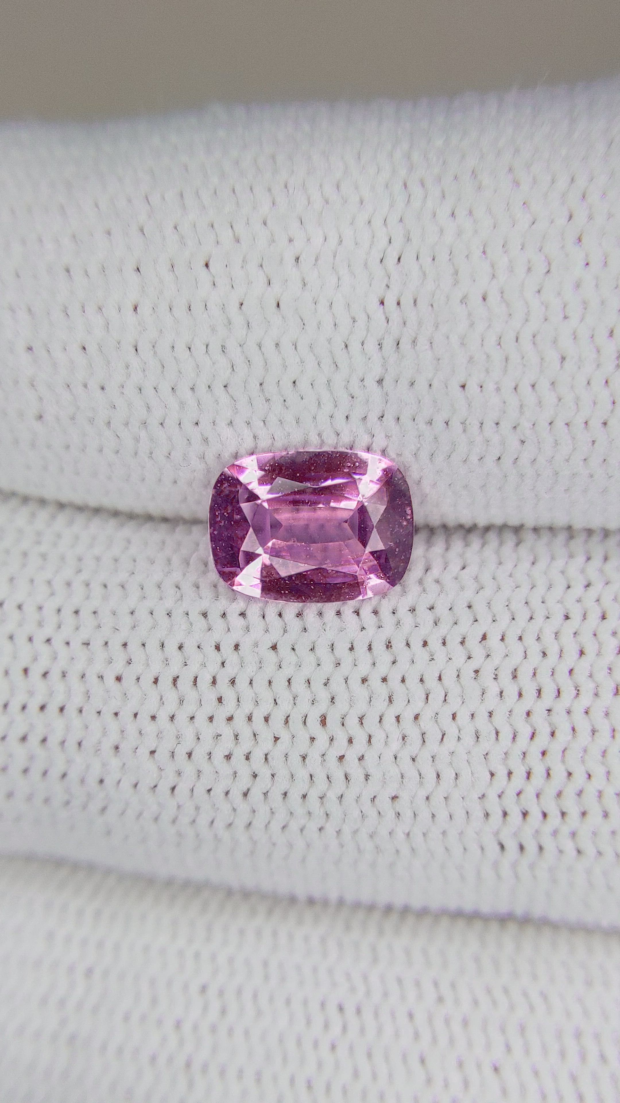 1.48 Ct. Pink Sapphire from Ceylon (Sri Lanka) Size Video